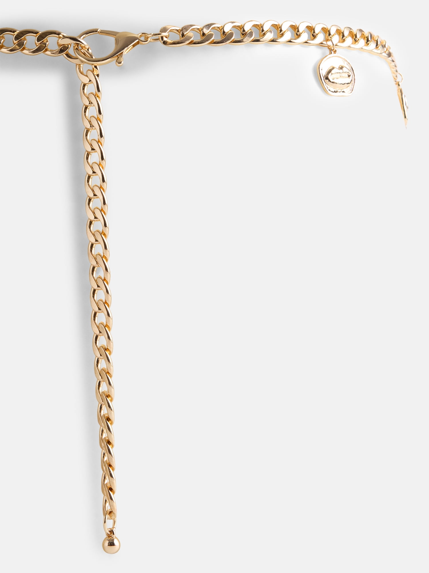 Scoop Devil Wears Prada Women's Gold-Tone Chain Charm Belt (Gold, S-3XL) oxx4g