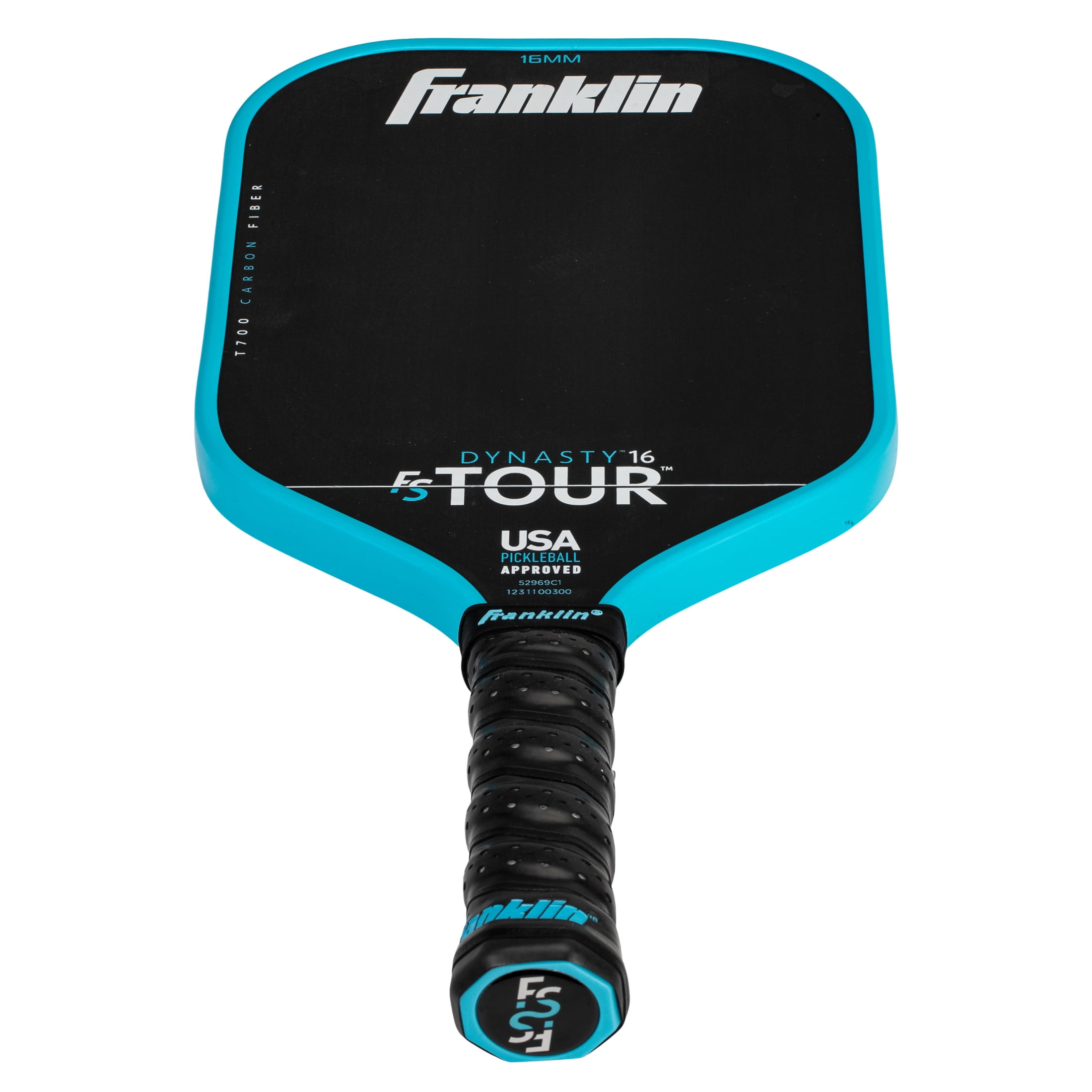 Franklin Sports FS Tour Series Carbon Fiber Pickleball Paddle (Blue, 8.8 oz) psgqa