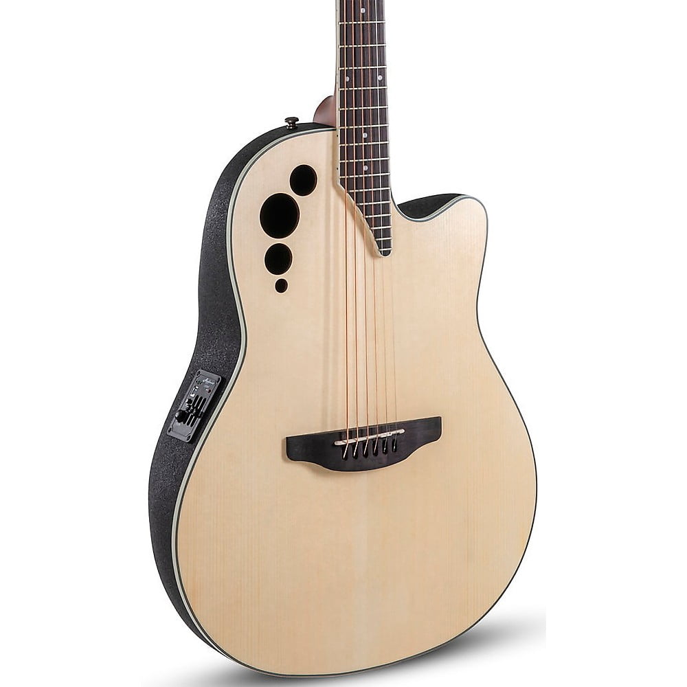 Applause Acoustic Electric Guitar, 6-String Instrument with Lyrachord Back (Off-White, 9.37 lb) z21eq
