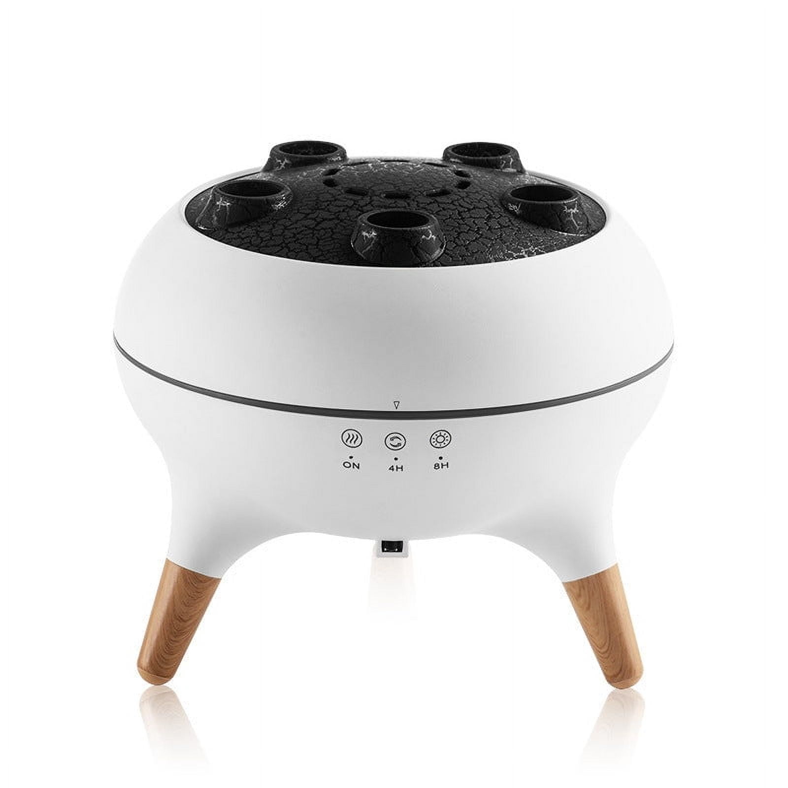 DIPHORIA Intelligent Jellyfish Ultrasonic Air Humidifier and Aroma Diffuser with Remote Control (White, 16 fl oz) ymbwo