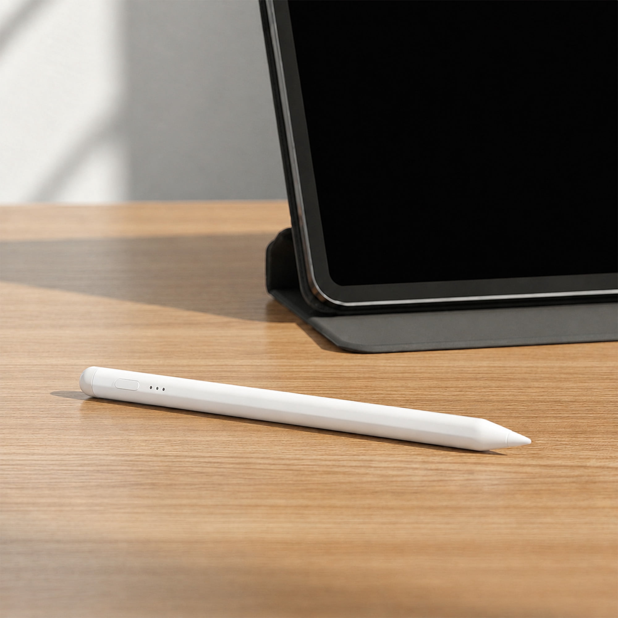 onn. Active Stylus Digital Pencil for Tablets, Precision Fine Tip with Palm Rejection and Tilt Sensitivity (White) 3vckc