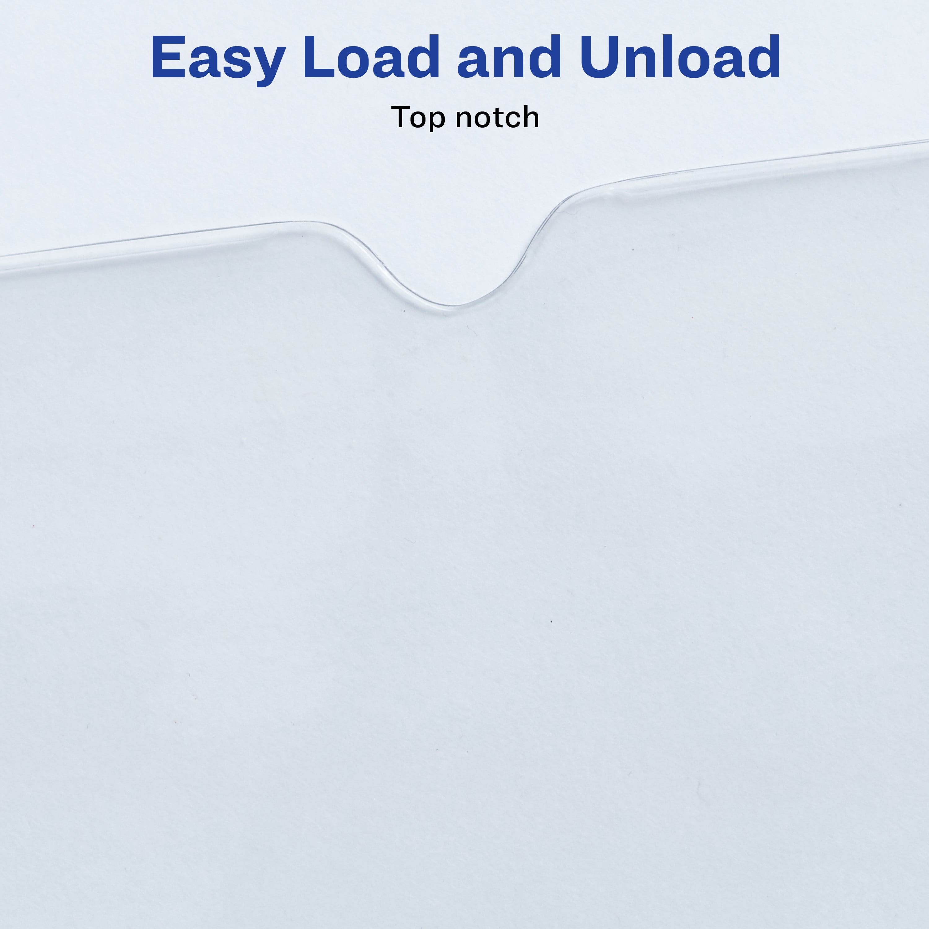 Avery Vinyl File Envelopes, Durable Document Organizer with Fold-Over Flap (Clear, 9 in x 12 in, 10 Pack) nk03p