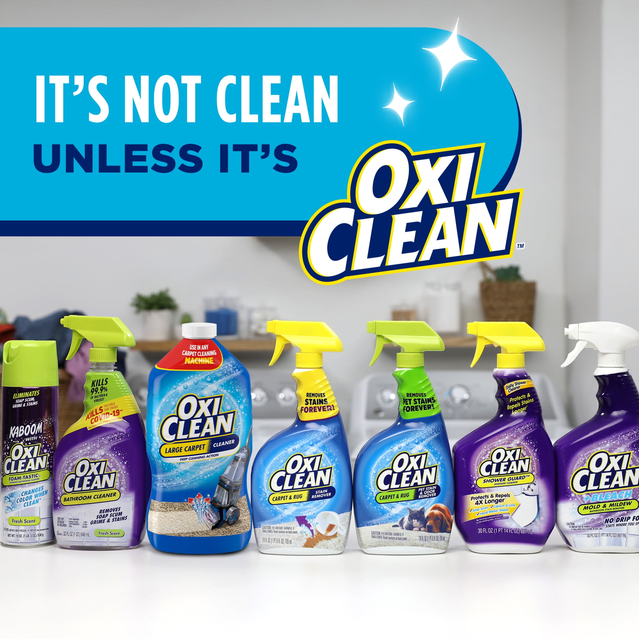OxiClean Carpet Cleaner Liquid Solution for Steam Cleaning Machines (64 fl oz) o843f