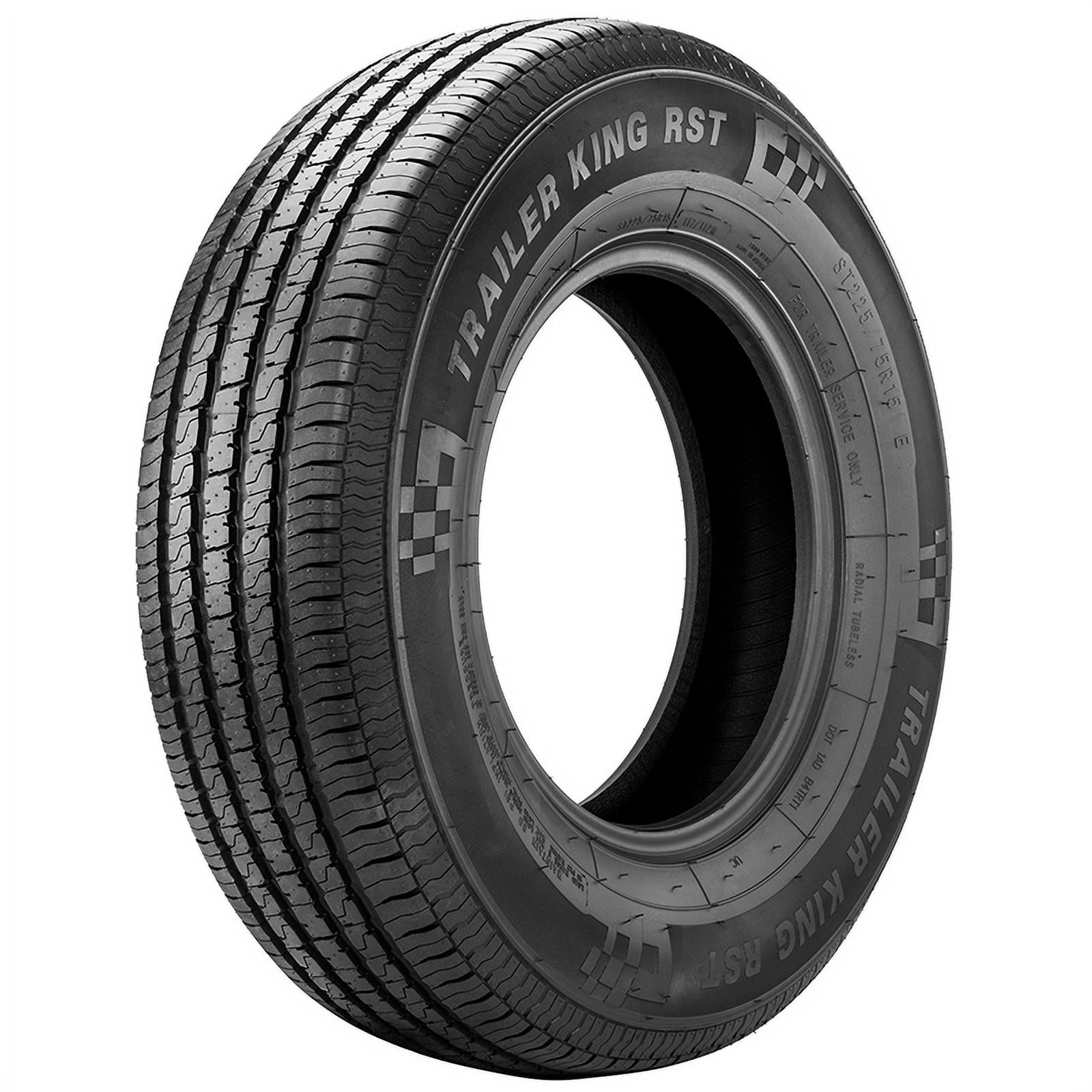 Trailer King RST ST185/80R13 Radial Trailer Tires (Set of 4, 99/95M Load Range D) cmr4j