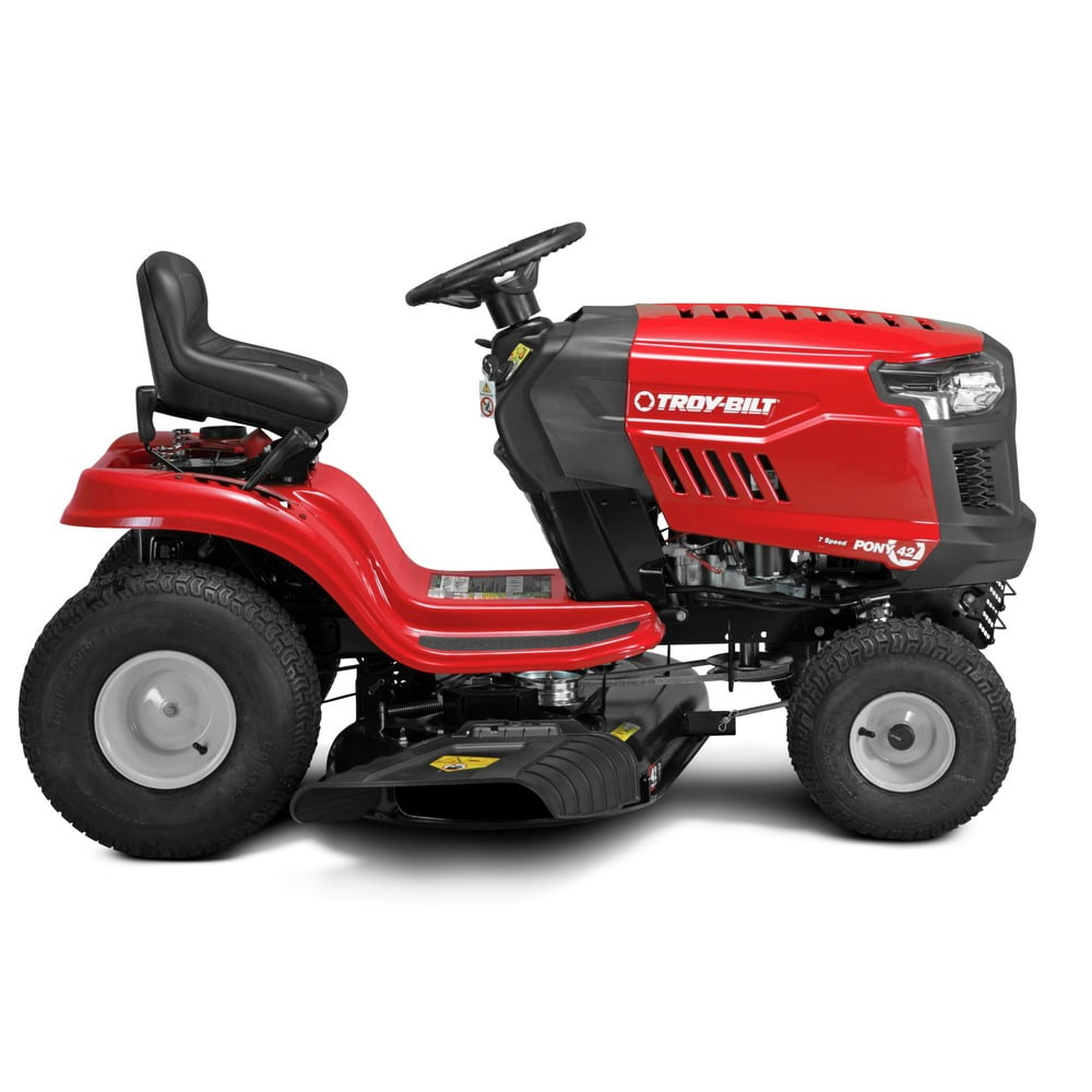 Troy-Bilt Pony 42 Riding Lawn Mower (500cc Engine, 42 in Deck) g6kp4