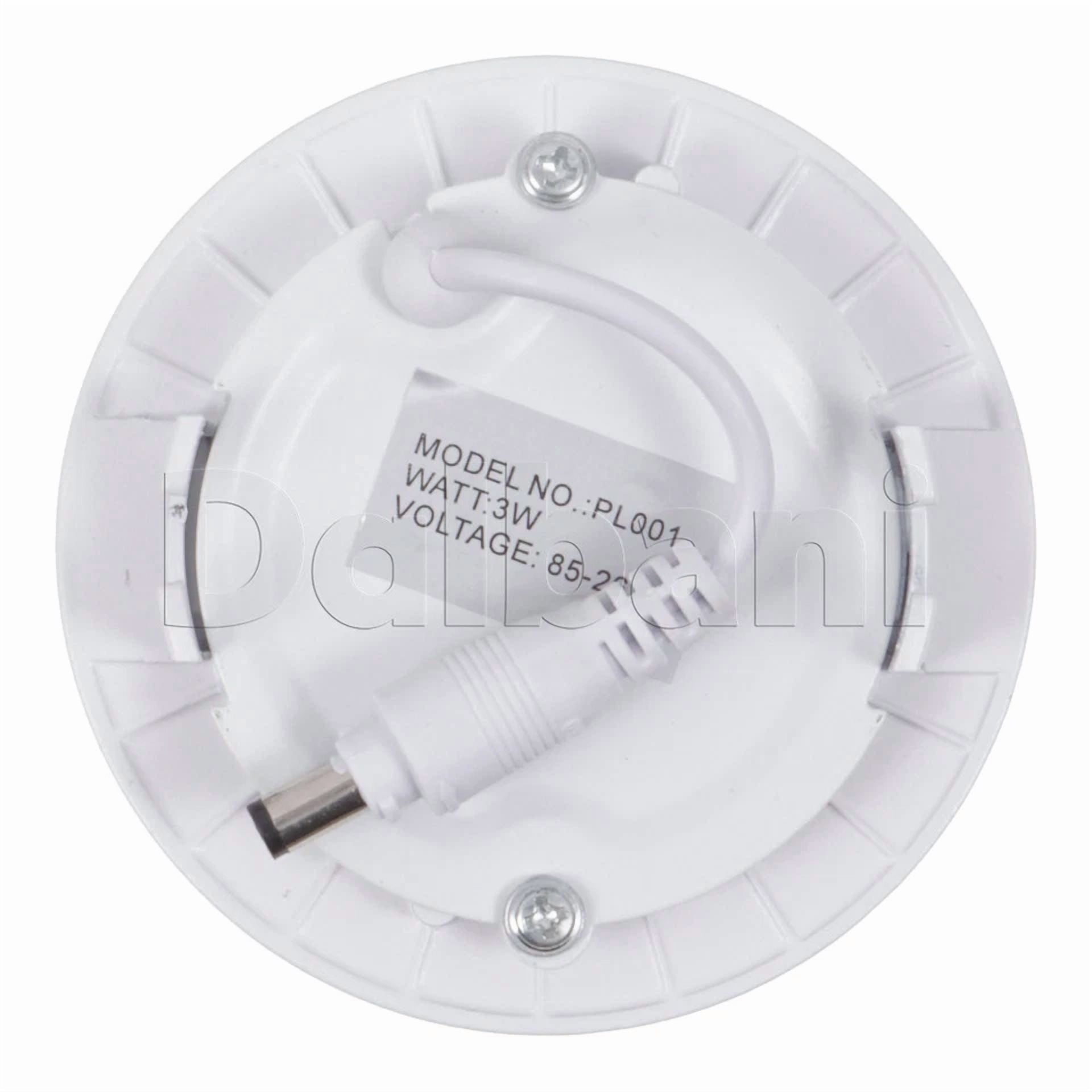 Knack 3W LED Recessed Round Downlight Panel (4000K Neutral White, 3 in) 6ajyf