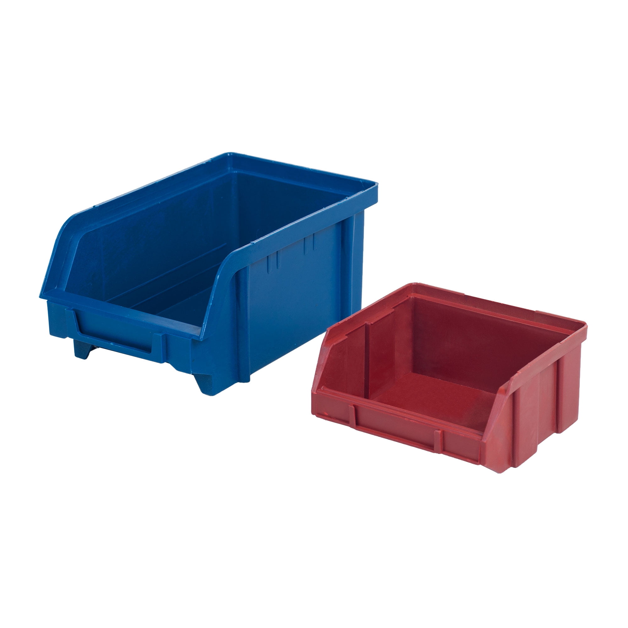 Stalwart 30-Compartment Wall Mount Organizer Bins (Blue, 25.25 in x 14.875 in x 7.125 in) 47ixm