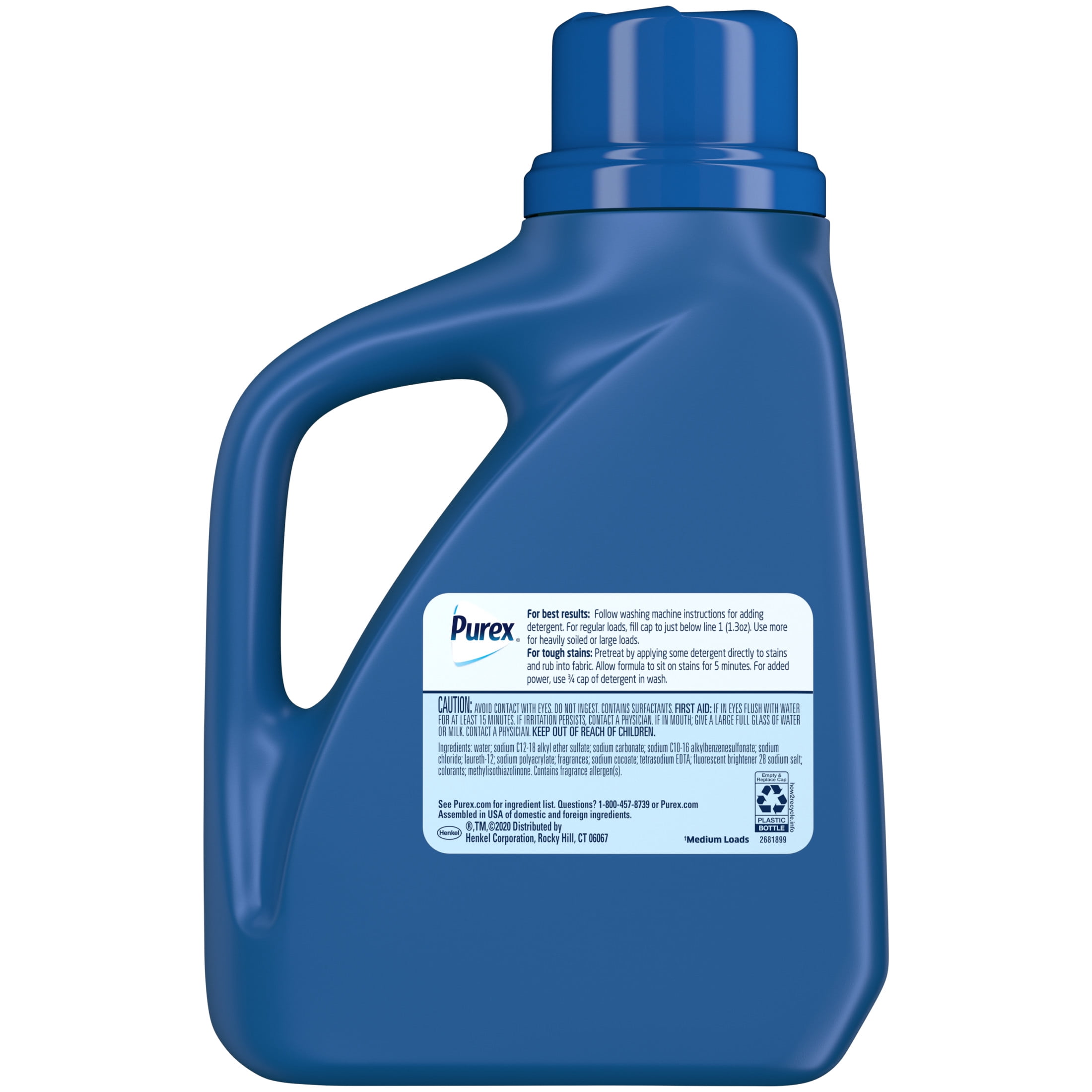 Purex Fresh Mountain Breeze Liquid Laundry Detergent (Fresh Scent, 75 fl oz) wvuxt