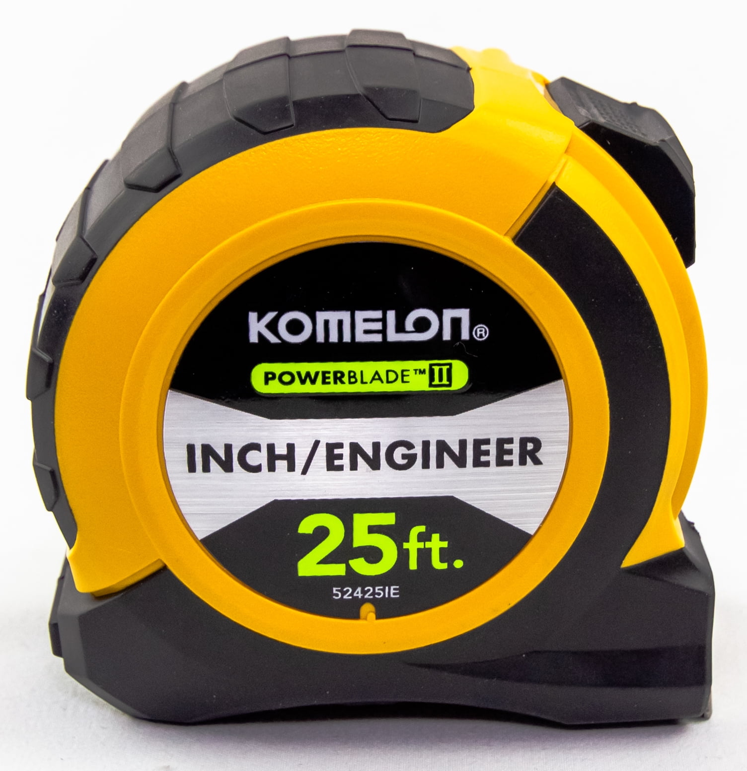 Komelon Powerblade II Professional Tape Measure (Heavy-duty, High-visibility) (Black, 25 ft) 9wqtp