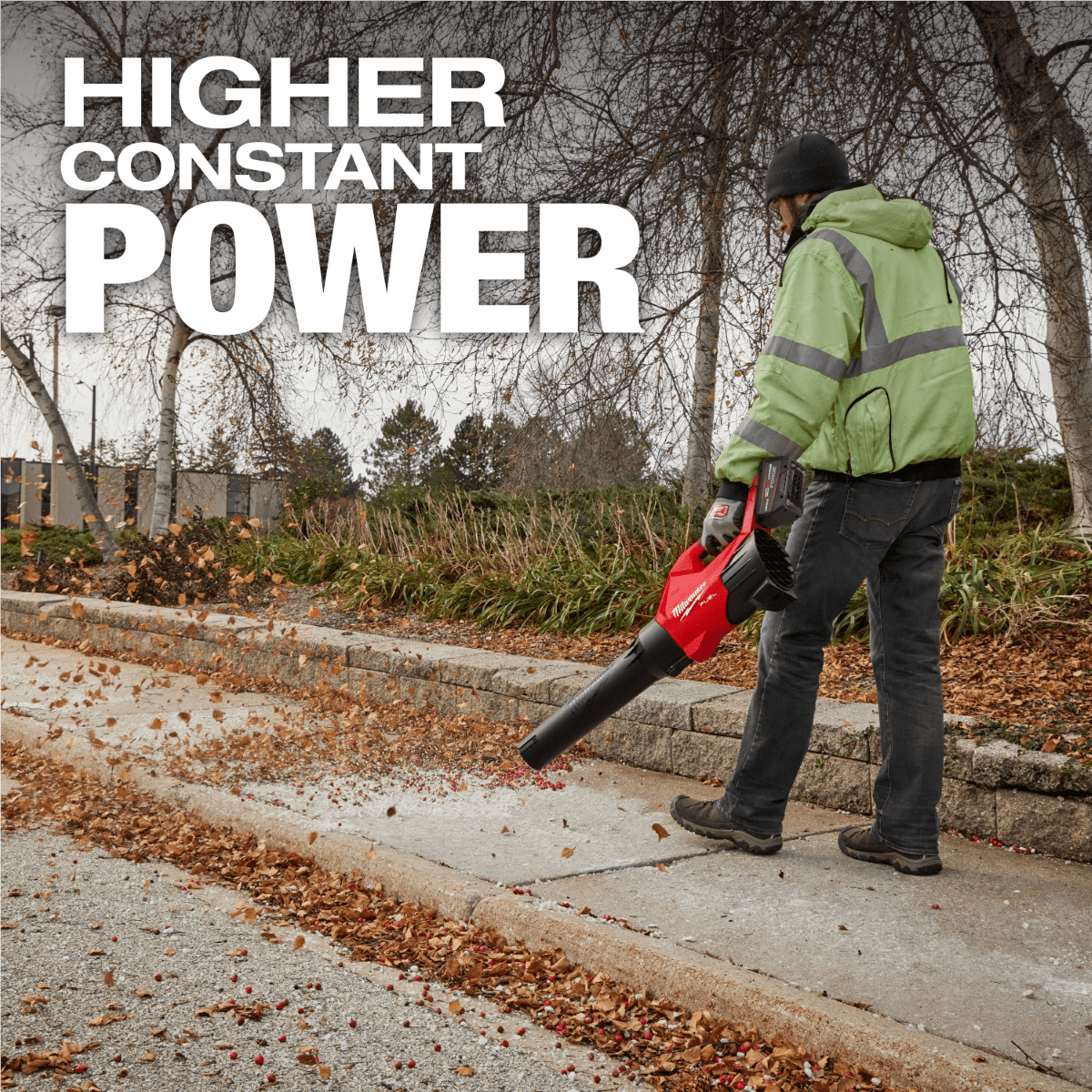 Milwaukee M18 FUEL Brushless Cordless Leaf Blower Kit with 12.0 Ah FORGE Battery and Rapid Charger (120 MPH, 500 CFM) gd7y5