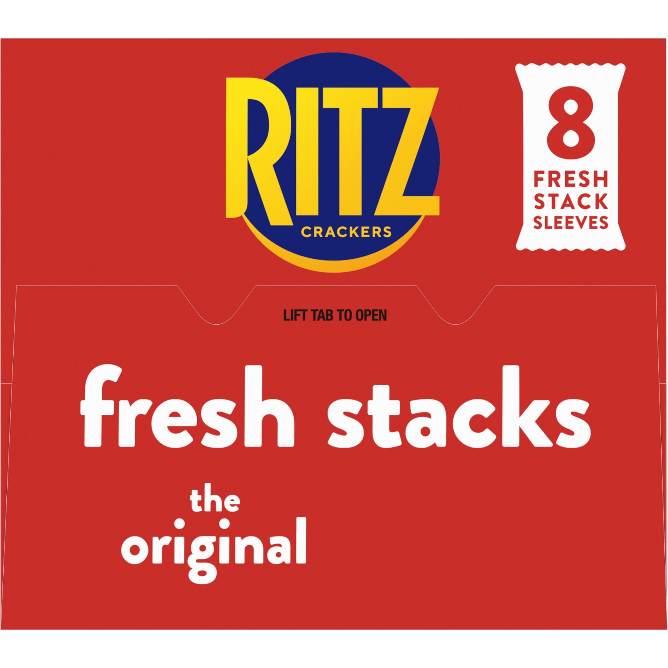 RITZ Fresh Stacks Original Crackers, Flaky Buttery Snack Crackers (11.8 oz, 8 Multi-Pack) w0sbu
