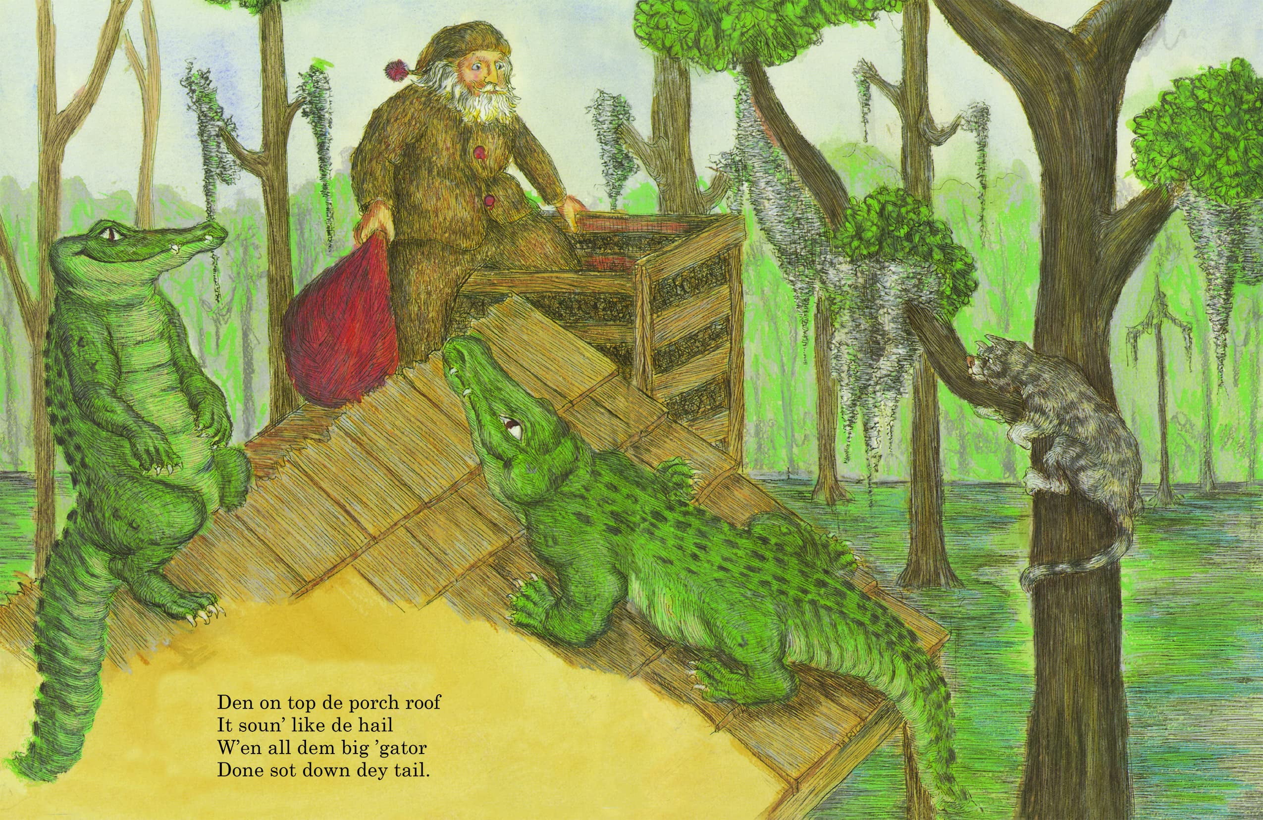Pelican Publishing Company Cajun Night Before Christmas 50th Anniversary Edition (Hardcover) ja22z