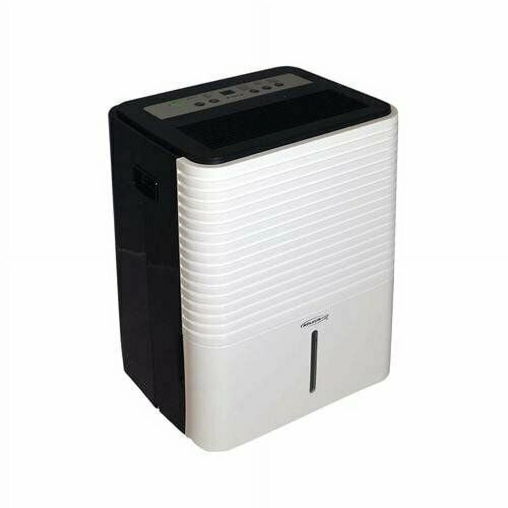 SoleusAir 95-Pint Dehumidifier with Built-in Pump and Digital Humidistat (White, 95-Pint) 3mf3v