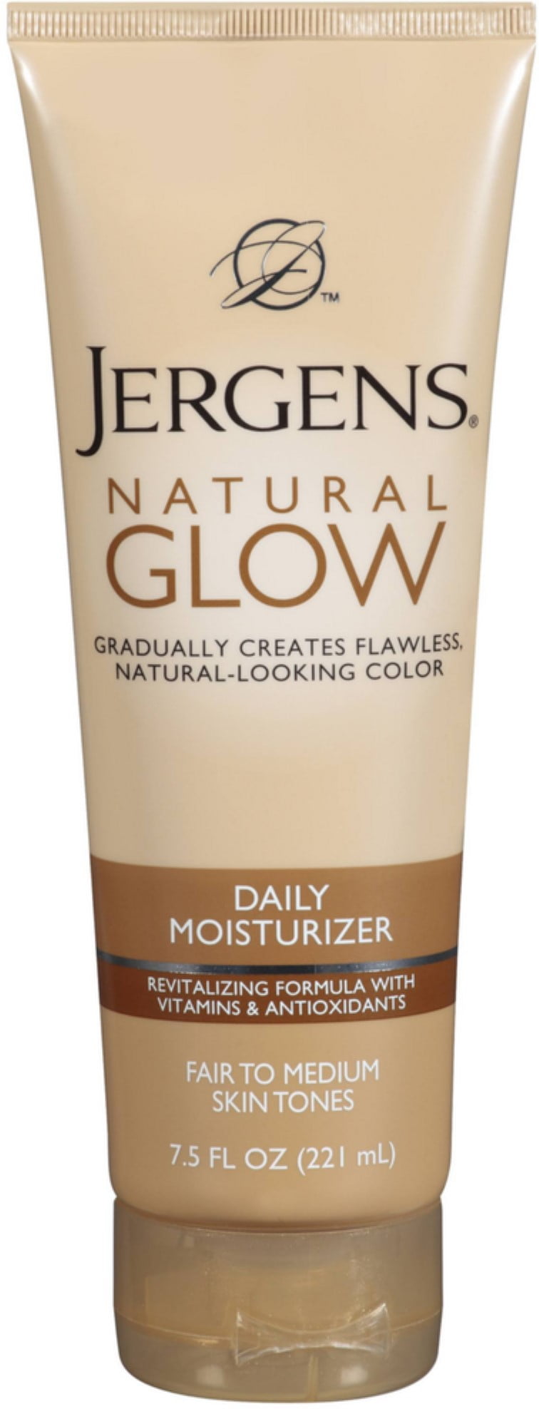 Jergens Natural Glow Daily Moisturizer for Fair to Medium Skin Tones (2 Pack, 7.5 fl oz each) j37je