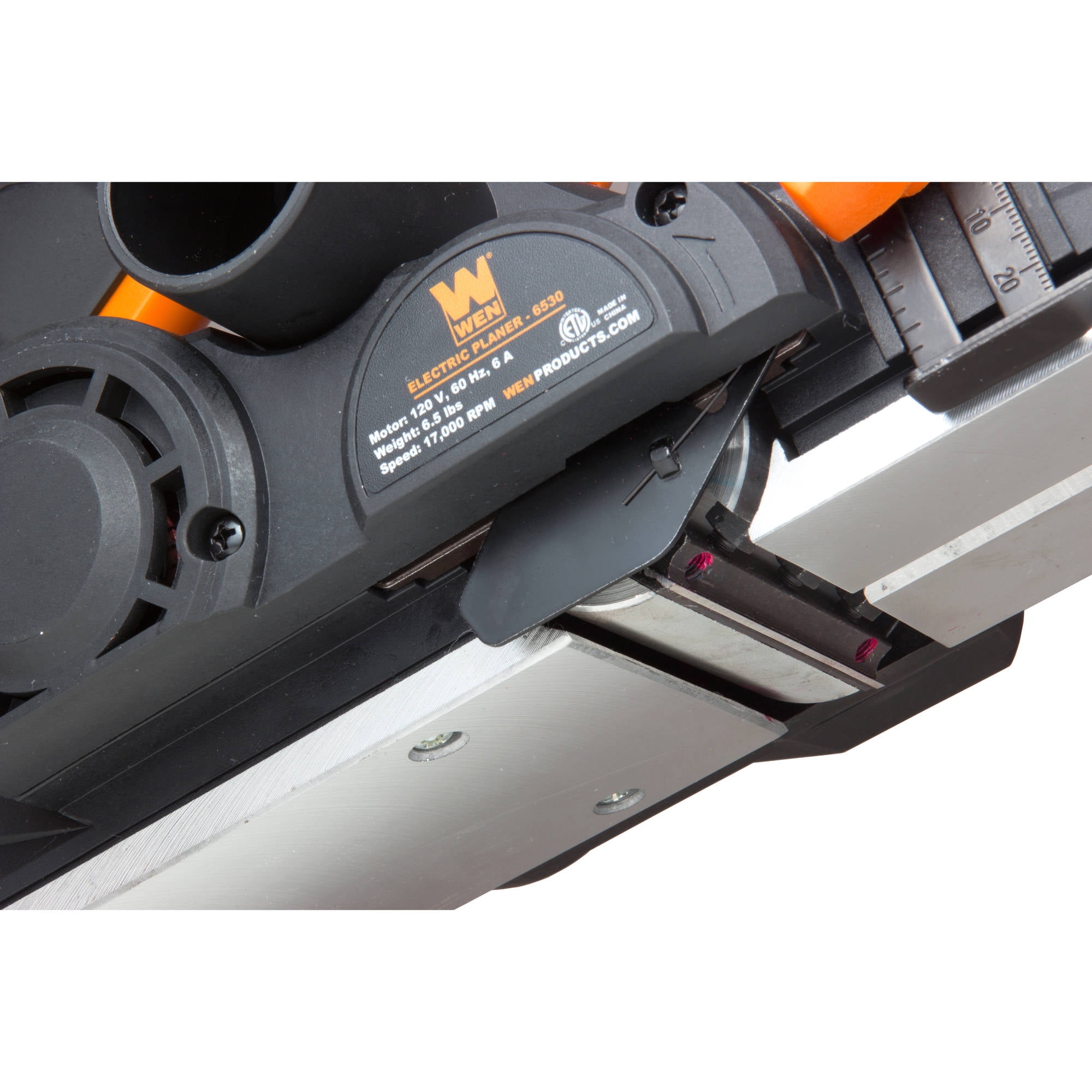 WEN 6 Amp Electric Hand Planer with 3-1/4 in Cutting Width (Black, 6 lb) xya0q