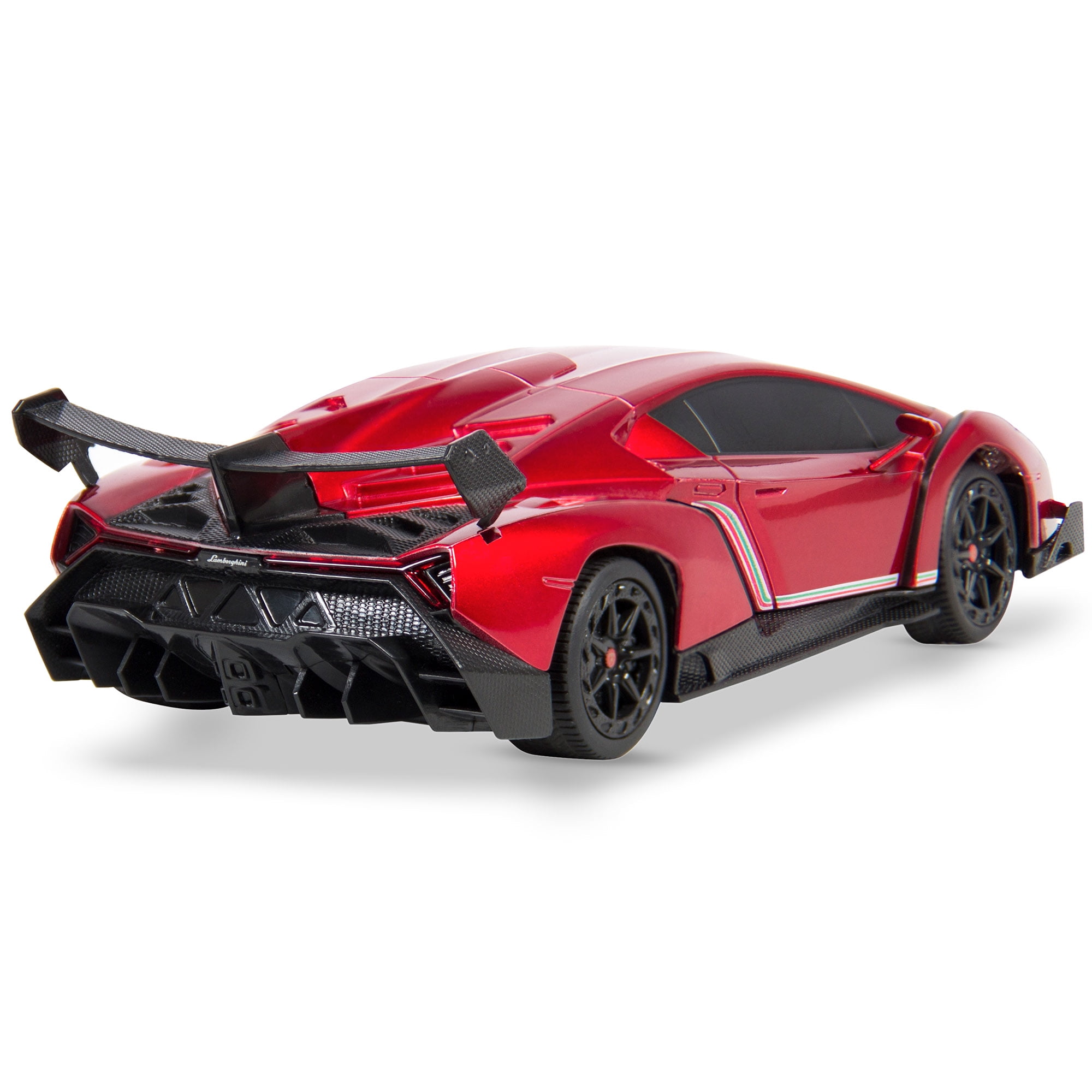 Best Choice Products 1/24 Scale RC Lamborghini Veneno Sport Racing Car (Red, 8 in x 3.25 in x 2 in) f83ij