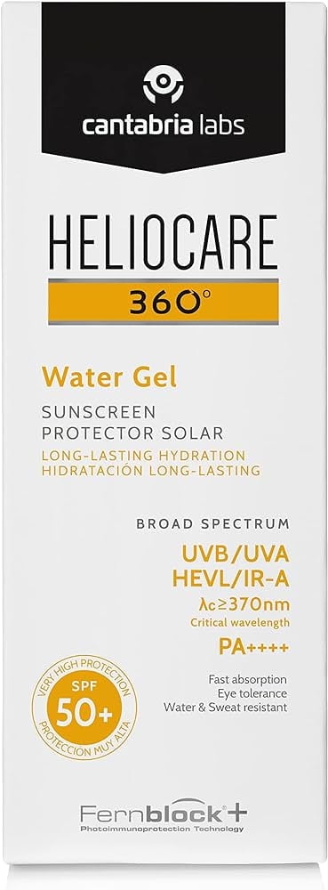 Heliocare 360 Water Gel SPF 50+ Moisturizing Sunscreen (1.69 fl oz) xsjhe