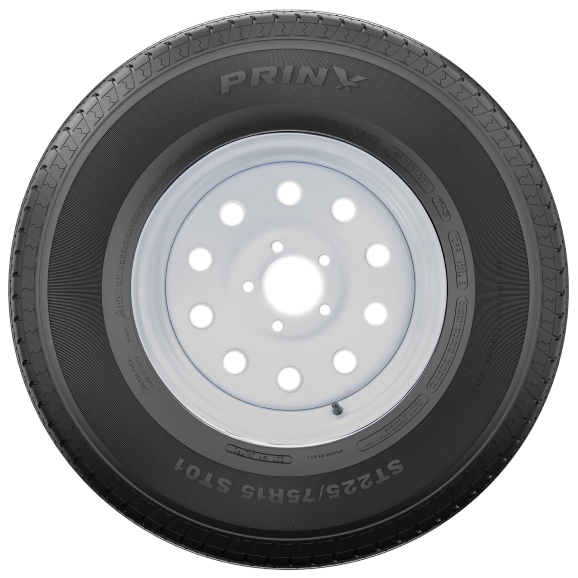 Prinx ST01 Trailer Tire (ST205/75R15, Load Range D) dxsip
