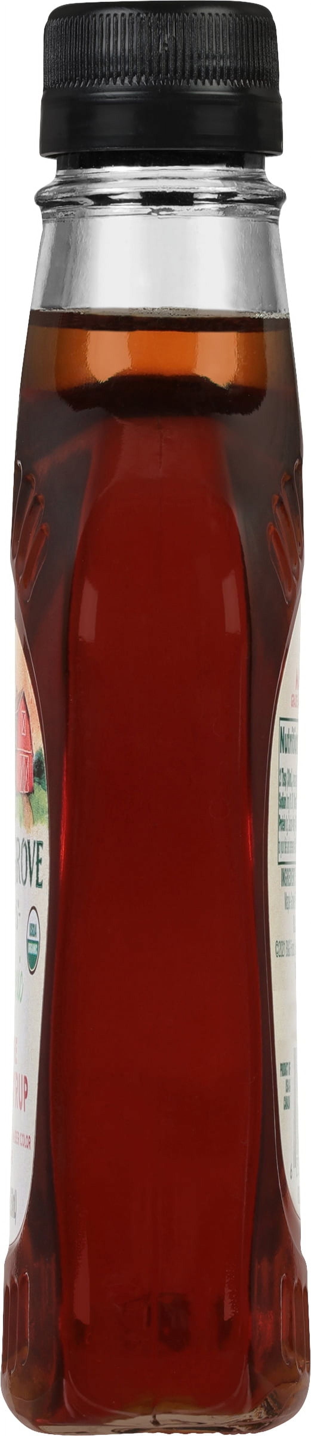 Maple Grove Farms Organic Pure Maple Syrup, Rich Flavor for Pancakes and Waffles (8.5 fl oz) l3v8t