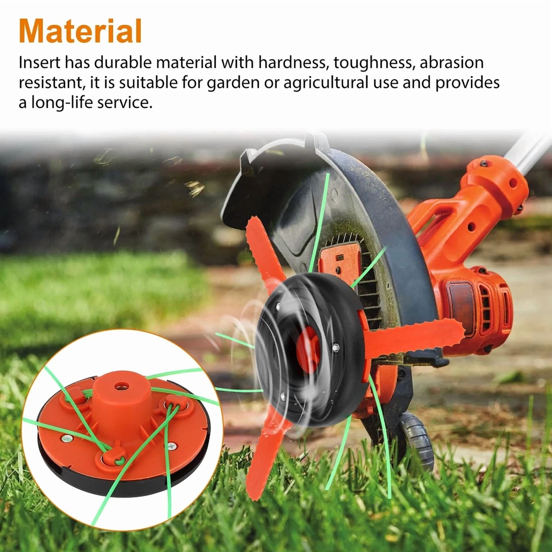Purely Elizabeth Universal Lawn Trimmer Head Replacement for Weed Wacker (Heavy-Duty, 1 Pack) fiamy
