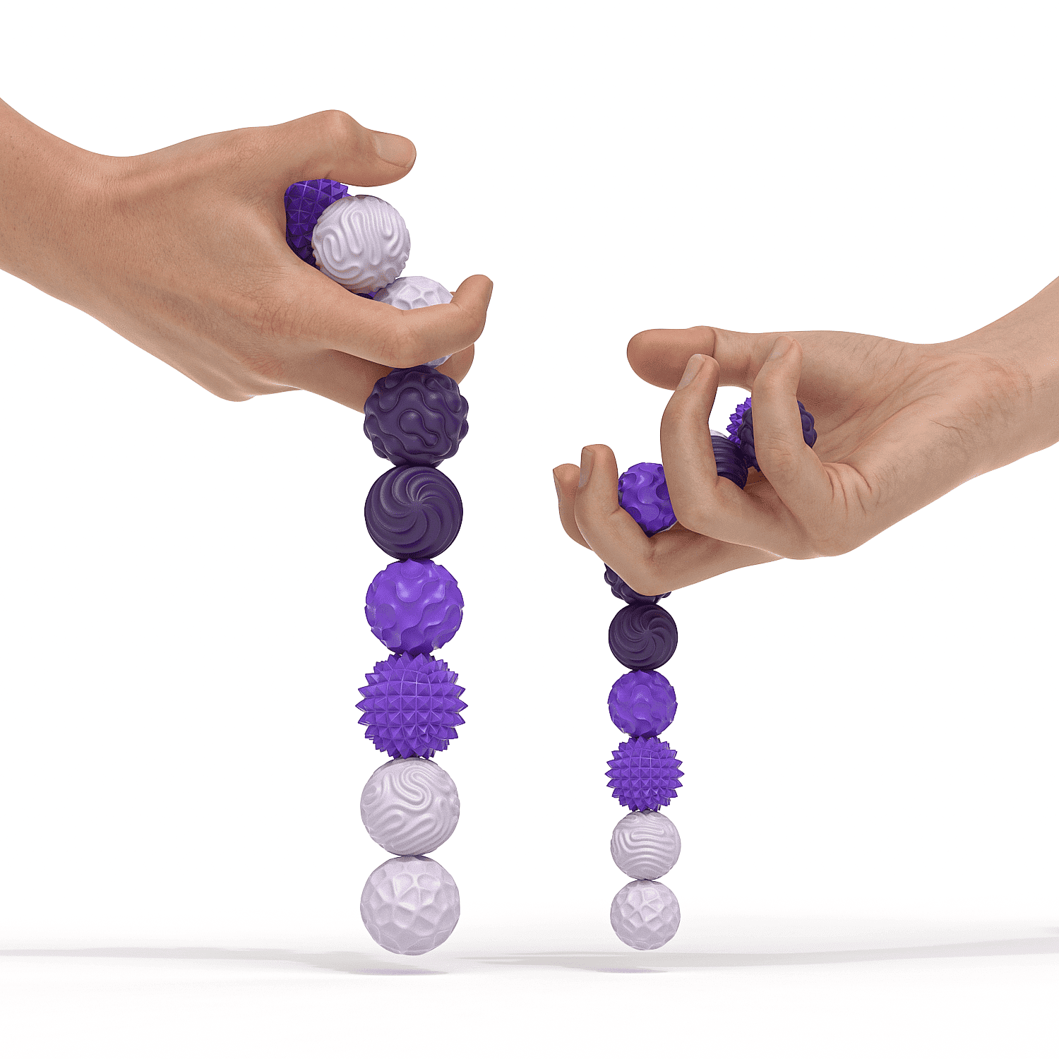 Kywib Magnetic Fidget Balls Sensory Desk Toy Set (Purple, 12 Pieces) 8taut