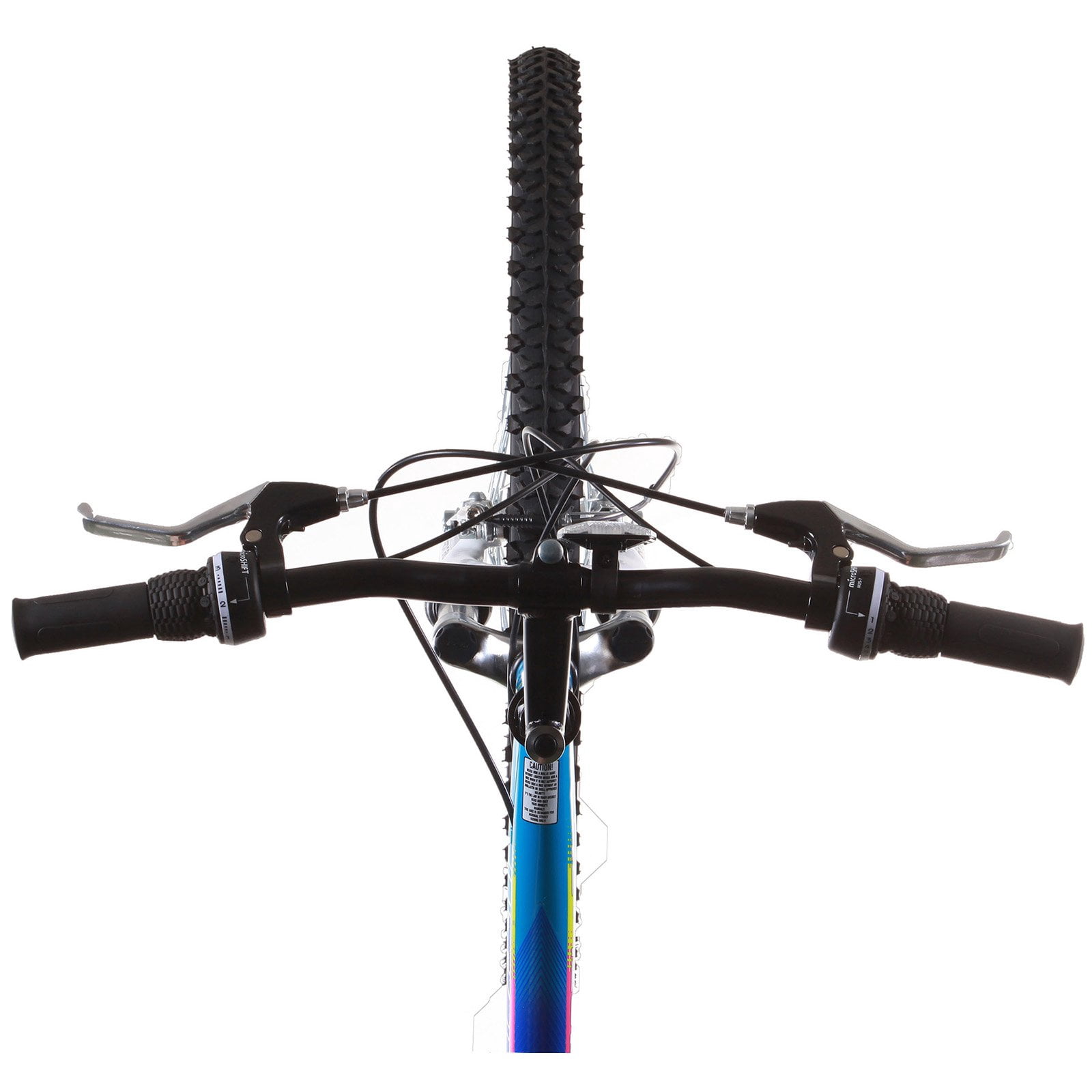 Bike USA 26 in Women's Mountain Bike, 21-Speed Trail Suspension Bicycle (Black, 26 in) 1gh2l