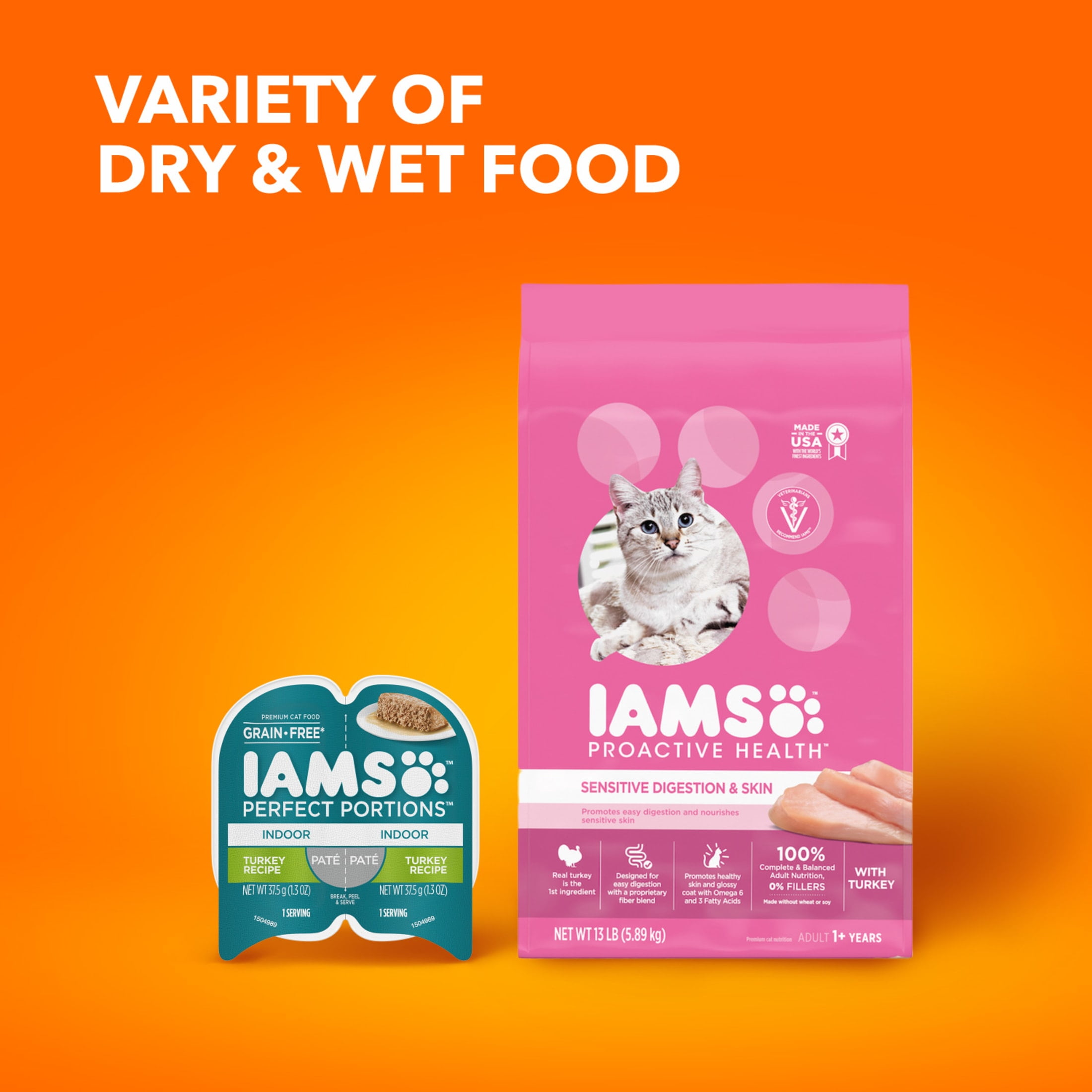 Iams Proactive Health Adult Dry Cat Food, Real Turkey Recipe (6 lb) kvsx0