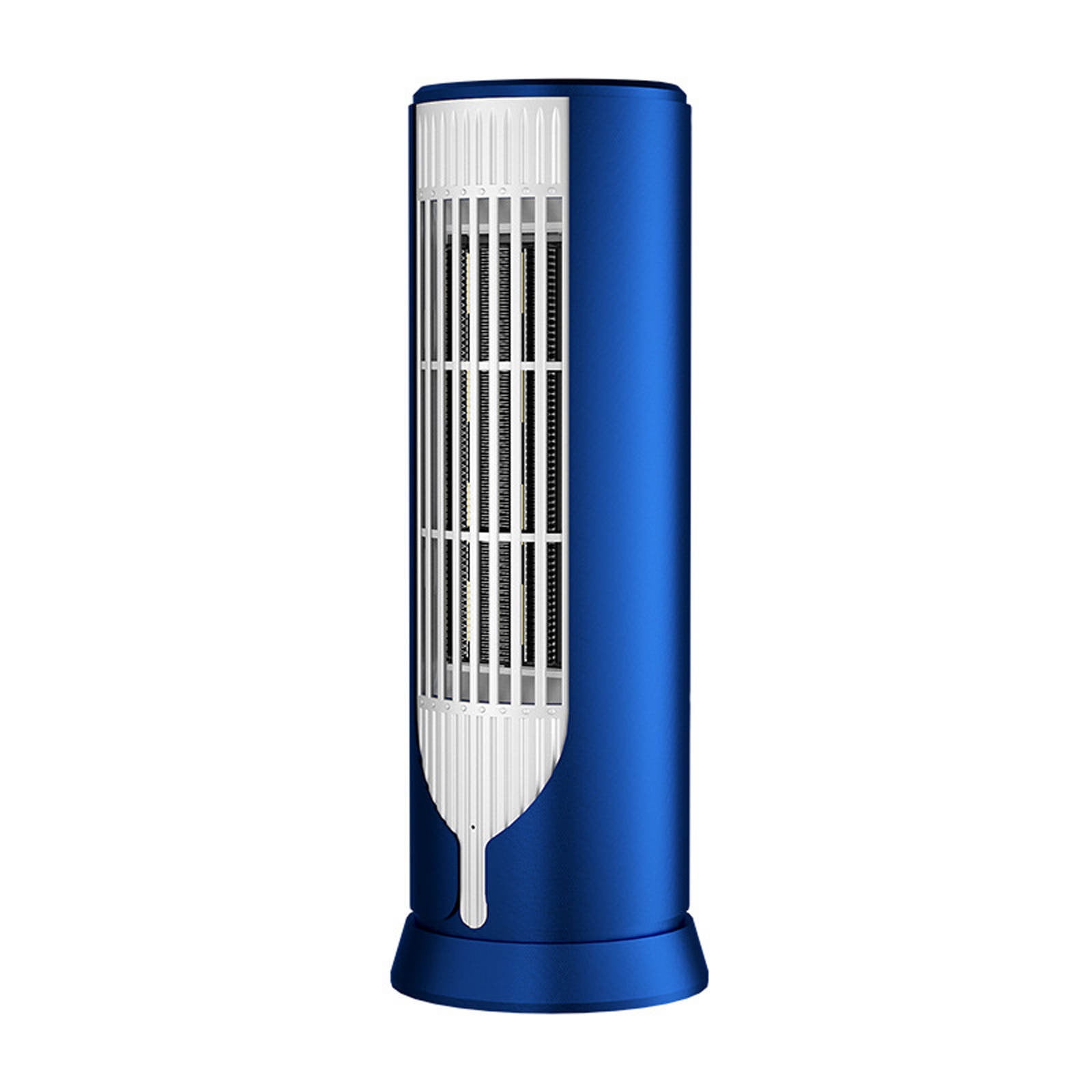 Wovilon Portable Electric Space Heater, Personal Desktop Heating Fan with Overheat Protection (Blue, 1 Unit) pn3ur