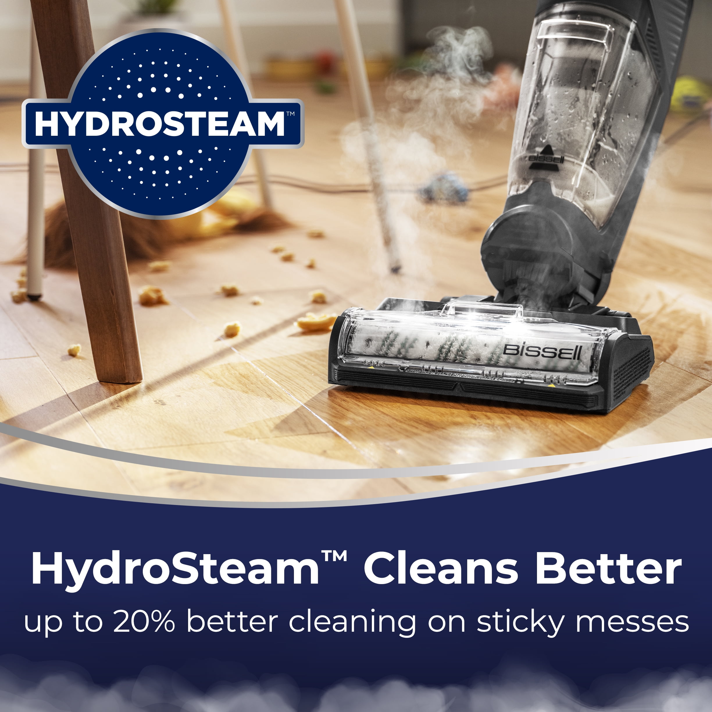 BISSELL CrossWave HydroSteam Multi-Surface Wet Dry Vacuum and Steam Mop (3513, Corded) 1r9z1