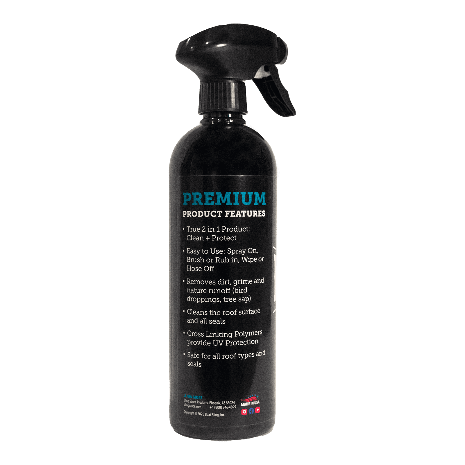 Boat Bling Roof Sauce RV & Trailer Roof Cleaner (24 fl oz) 9re2k