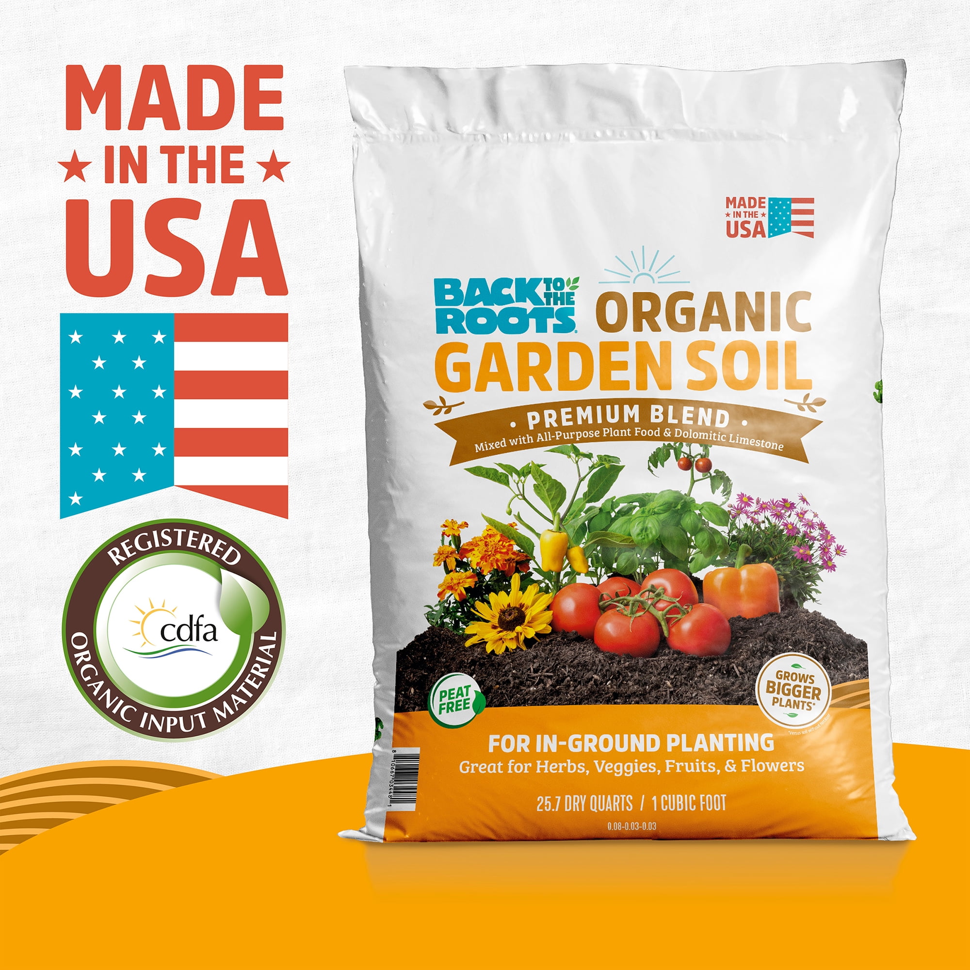 Back to the Roots Organic Garden Soil Pallet (All-Purpose Planting Mix, 60 Bags, 60 cu. ft.) 562th