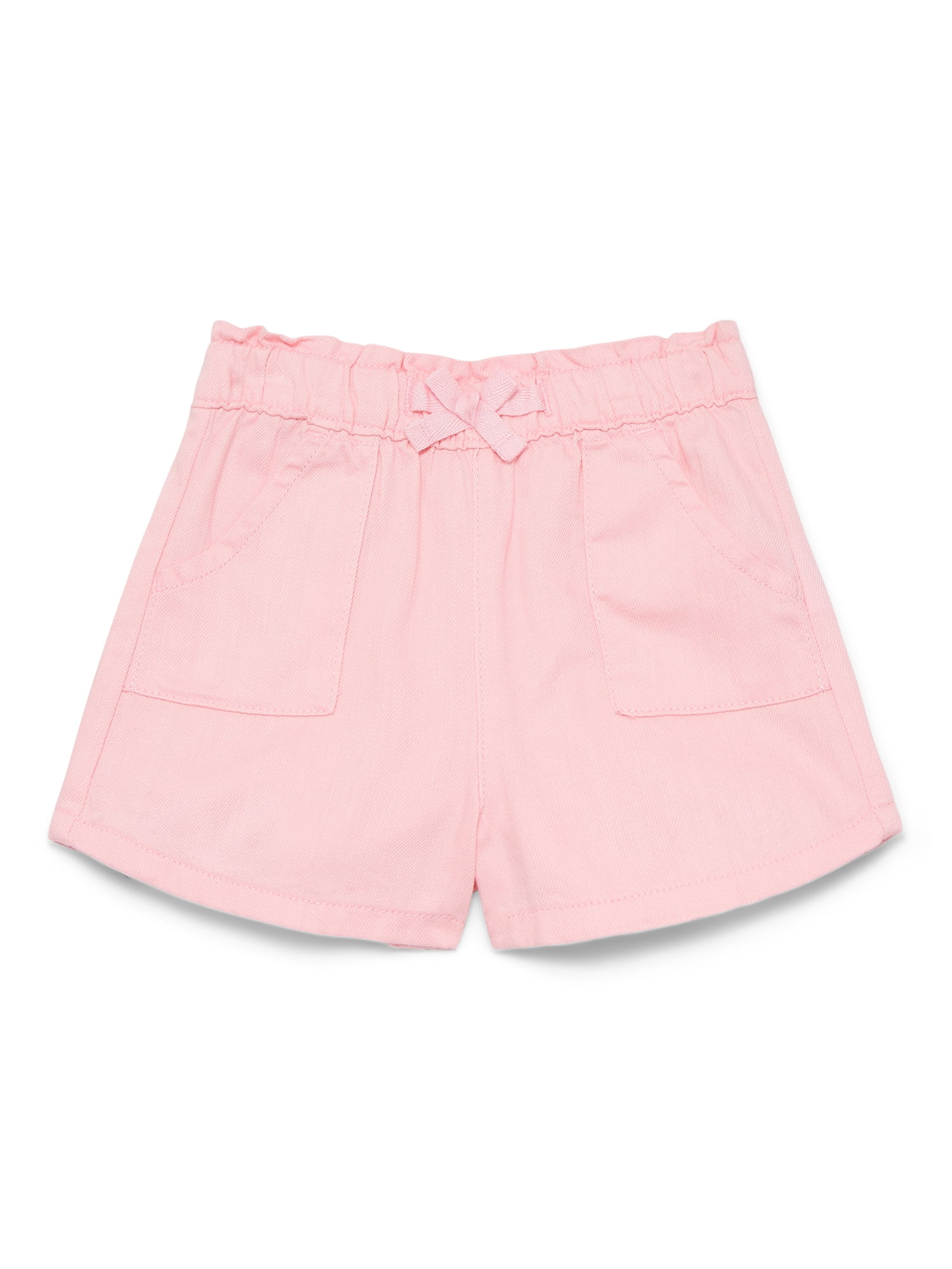 Wonder Nation Baby Girl Woven Shorts (Pink, 0-24 Months) 1ntue