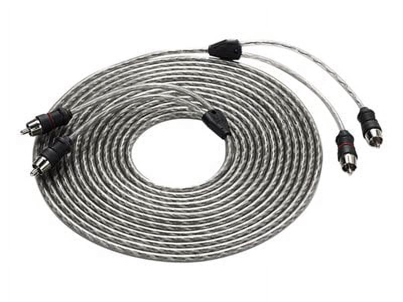 JL Audio XD-CLRAIC2-9 2-Channel Twisted-Pair Audio Interconnect Cable with Molded Connectors (Black, 9 ft) h04un