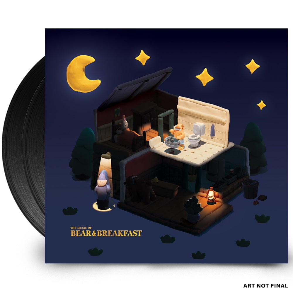 iam8bit Bear and Breakfast Soundtrack 2xLP Vinyl Record (Black, 2-Disc Set) 30wur