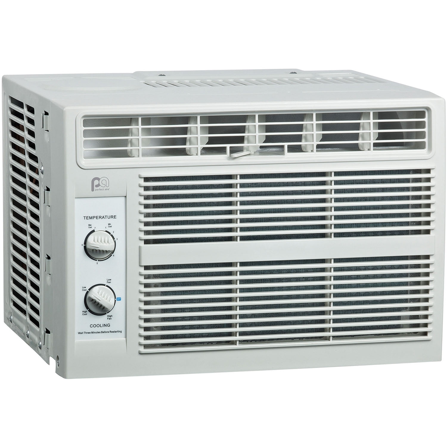 Perfect Aire 5,000 BTU Window Air Conditioner with Mechanical Controls (White, 115V) m39d0