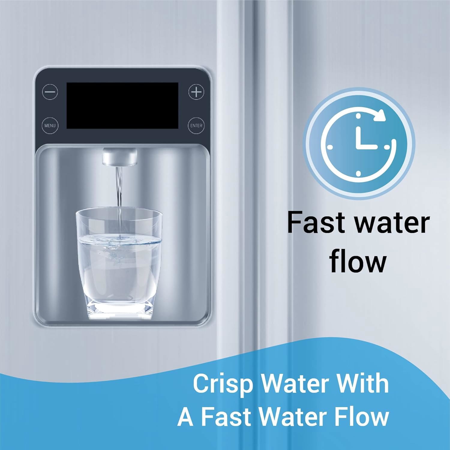 FilterLogic Refrigerator Water Filter Replacement for LG LT800P, ADQ736134 (2 Pack) oh45j