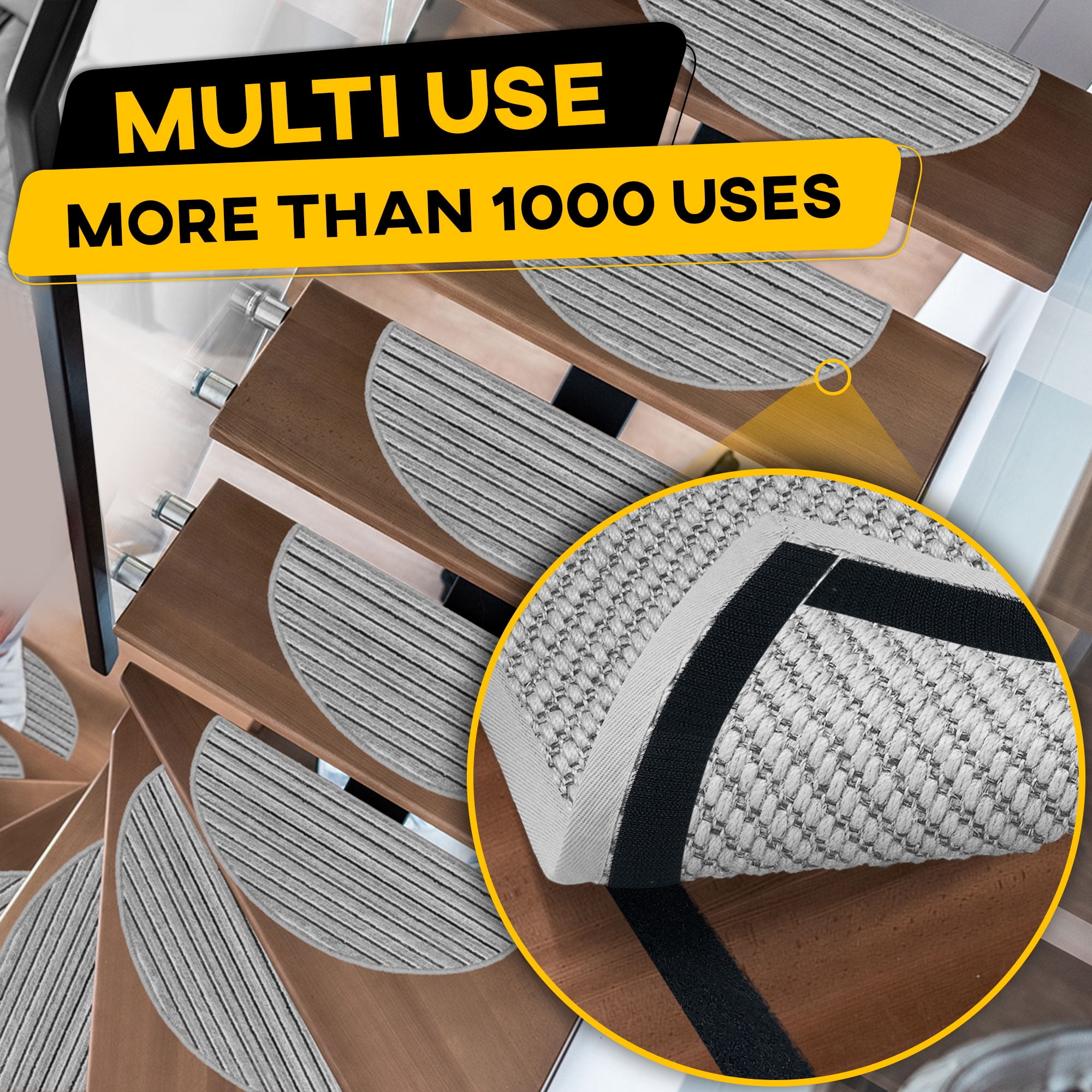 Trazon Hook and Loop Tape Roll, Heavy Duty Adhesive Industrial Strength Fastener Strips (Black, 1 in x 30 ft) jt9ca