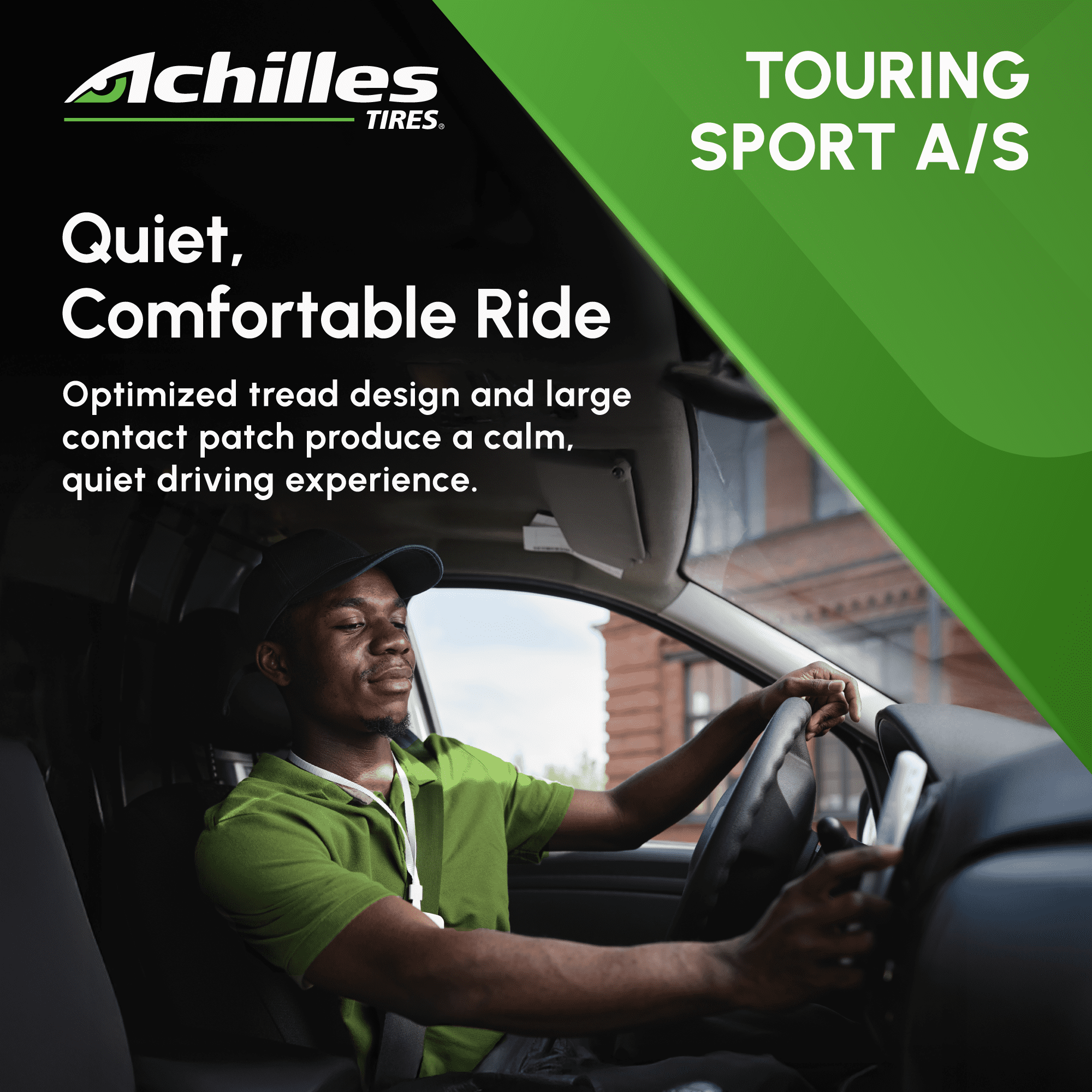 Achilles Touring Sport AS All Season Passenger Tire (225/50R17, 94V) b3vpv