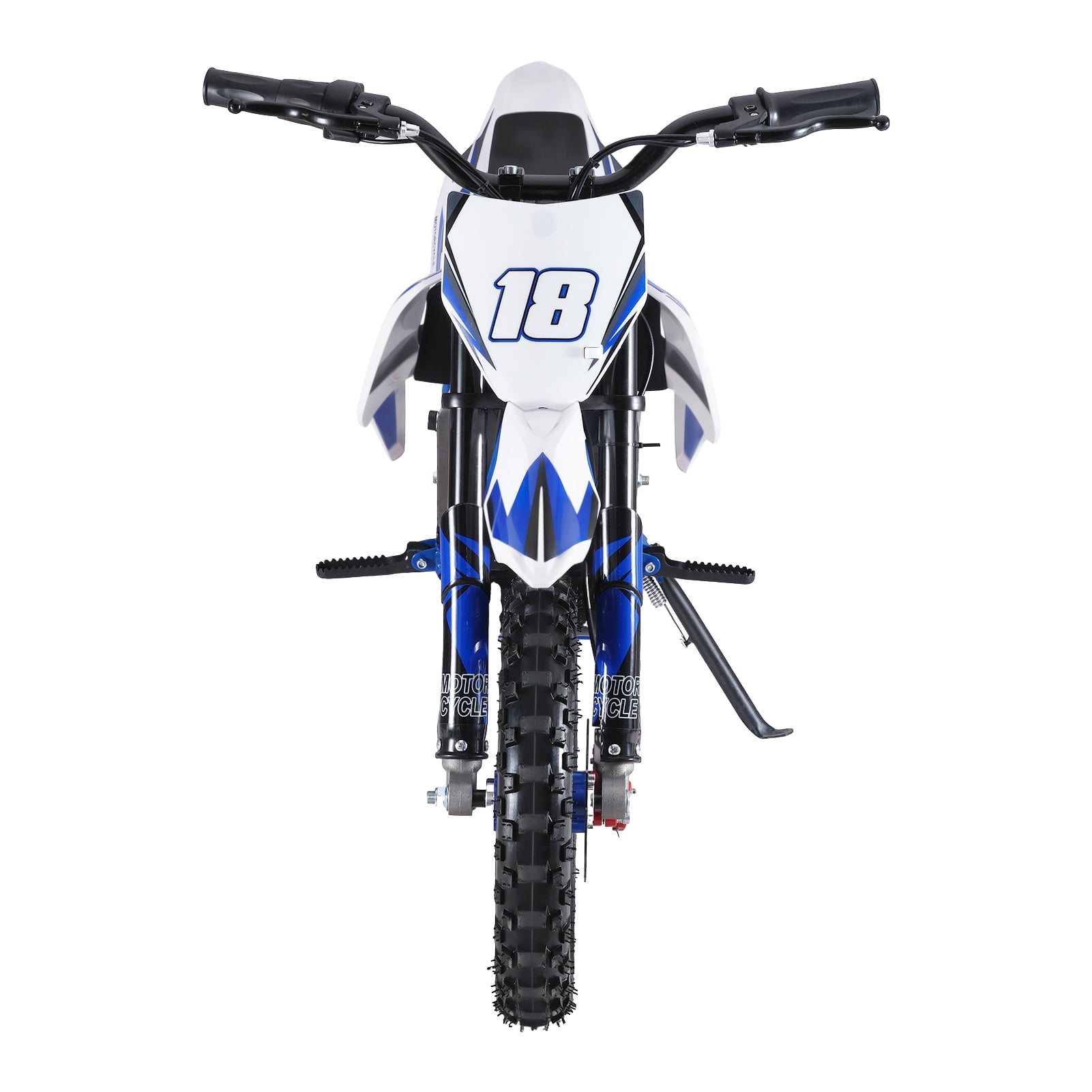 Fompes Electric Dirt Bike for Kids, 3-Speed Off-Road Motorcycle with 250W Motor (Blue, 10 in) ezdpb