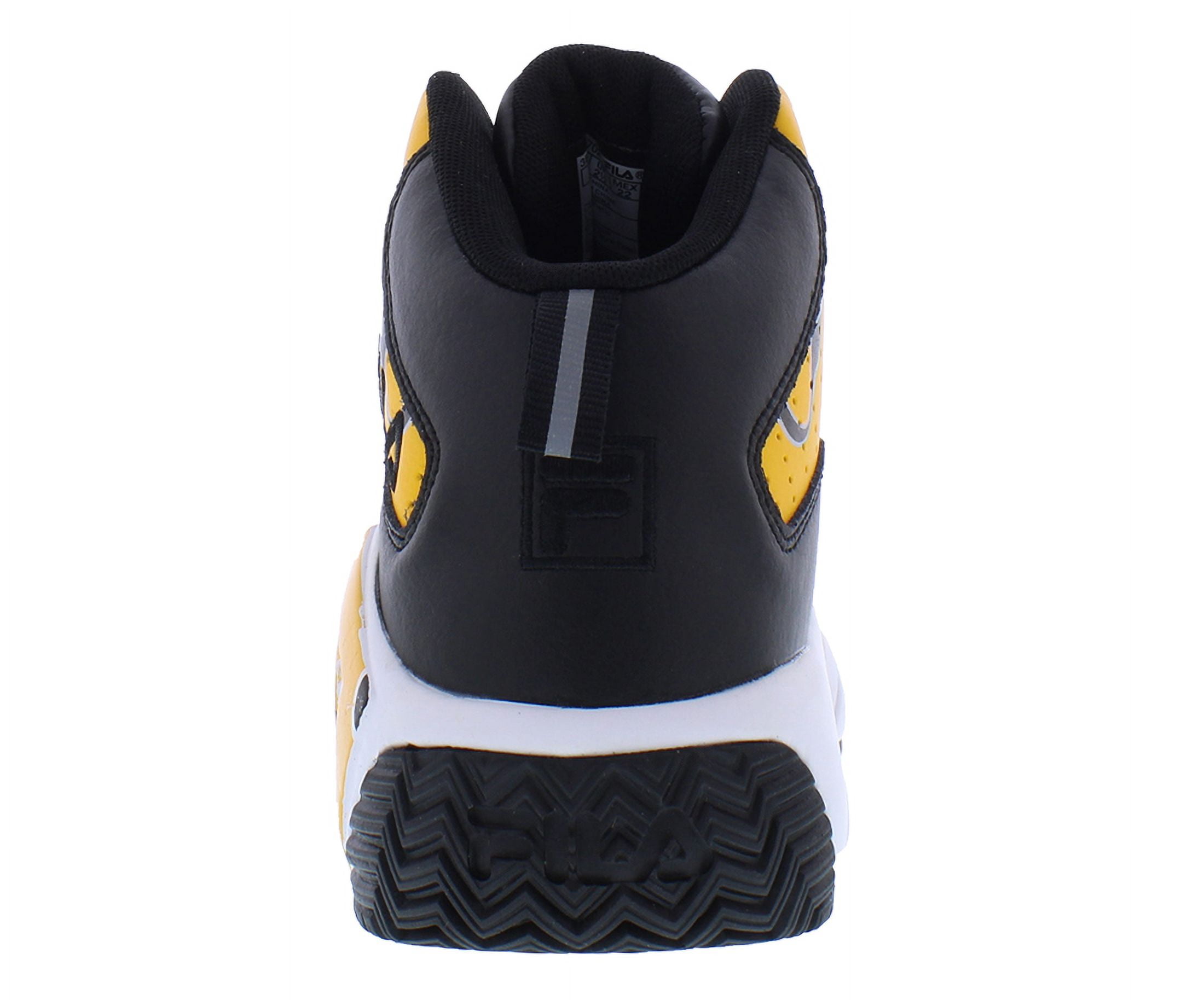 FILA MB Boys Basketball Shoes Athletic Sneakers (Yellow/Black, 6 US) 5t5jw