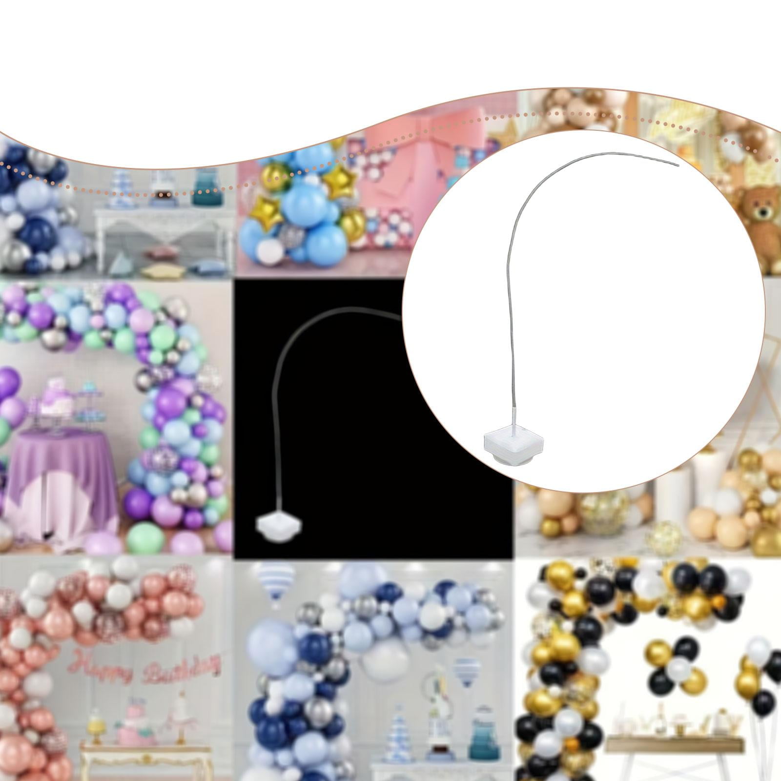 Fzaqwen Balloon Arch Kit Backdrop Frame for Party Decorations (White, 98 in) 0z6am