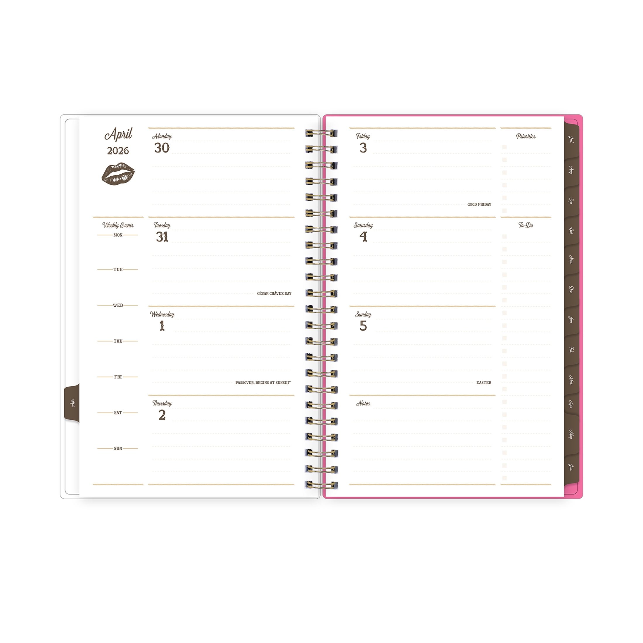 Blue Sky Jessie James Decker Monthly Weekly Planner, 15-Month Academic Organizer (Jess Pink, 5 in x 8 in) z6ar7