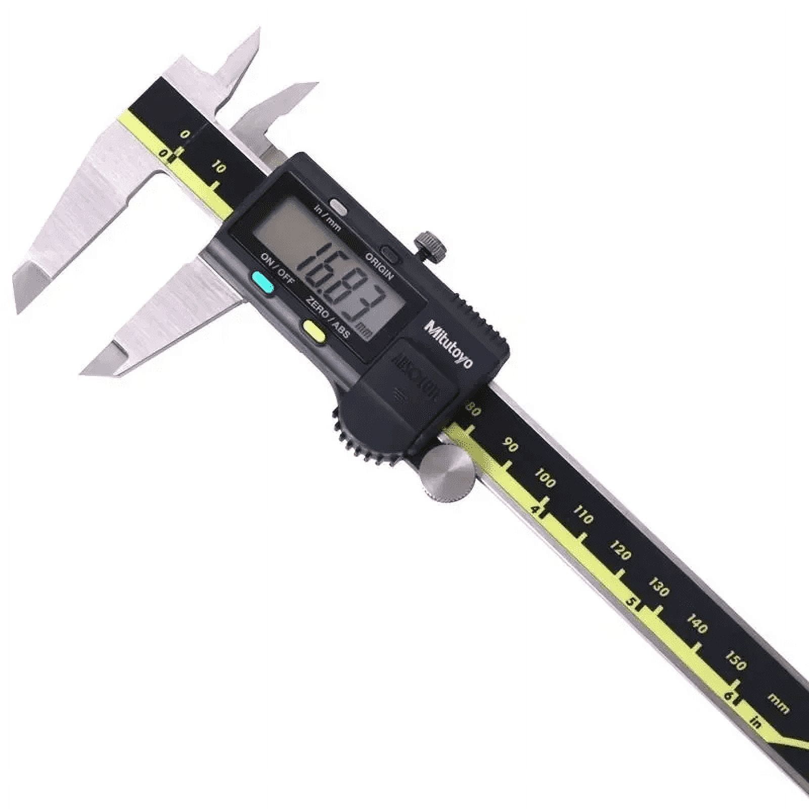 Mitutoyo 500-193-30 AOS Digital Caliper, Stainless Steel Precision Measuring Tool, Large LCD Display (0 to 12 in) za63d