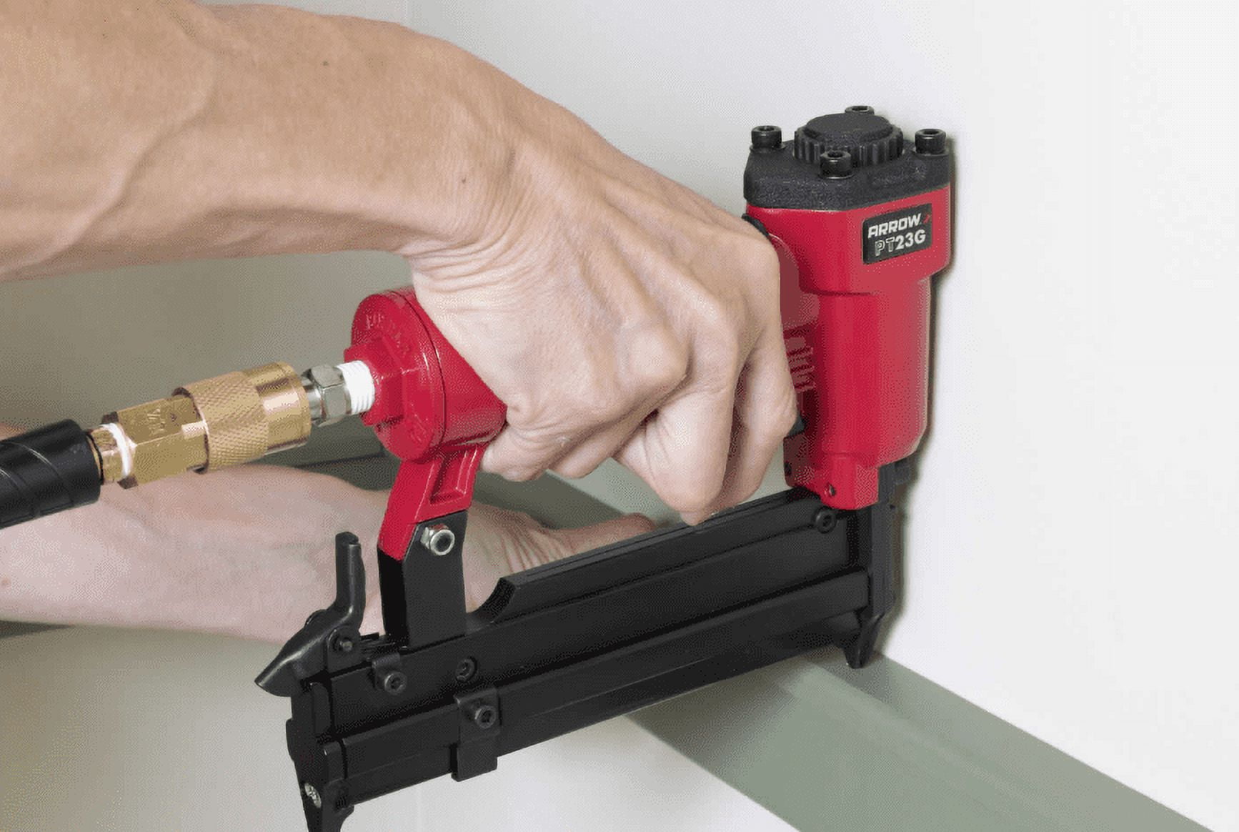 Arrow PT23G Pneumatic Pin Nailer (Red, 23 Gauge) 3mmvz