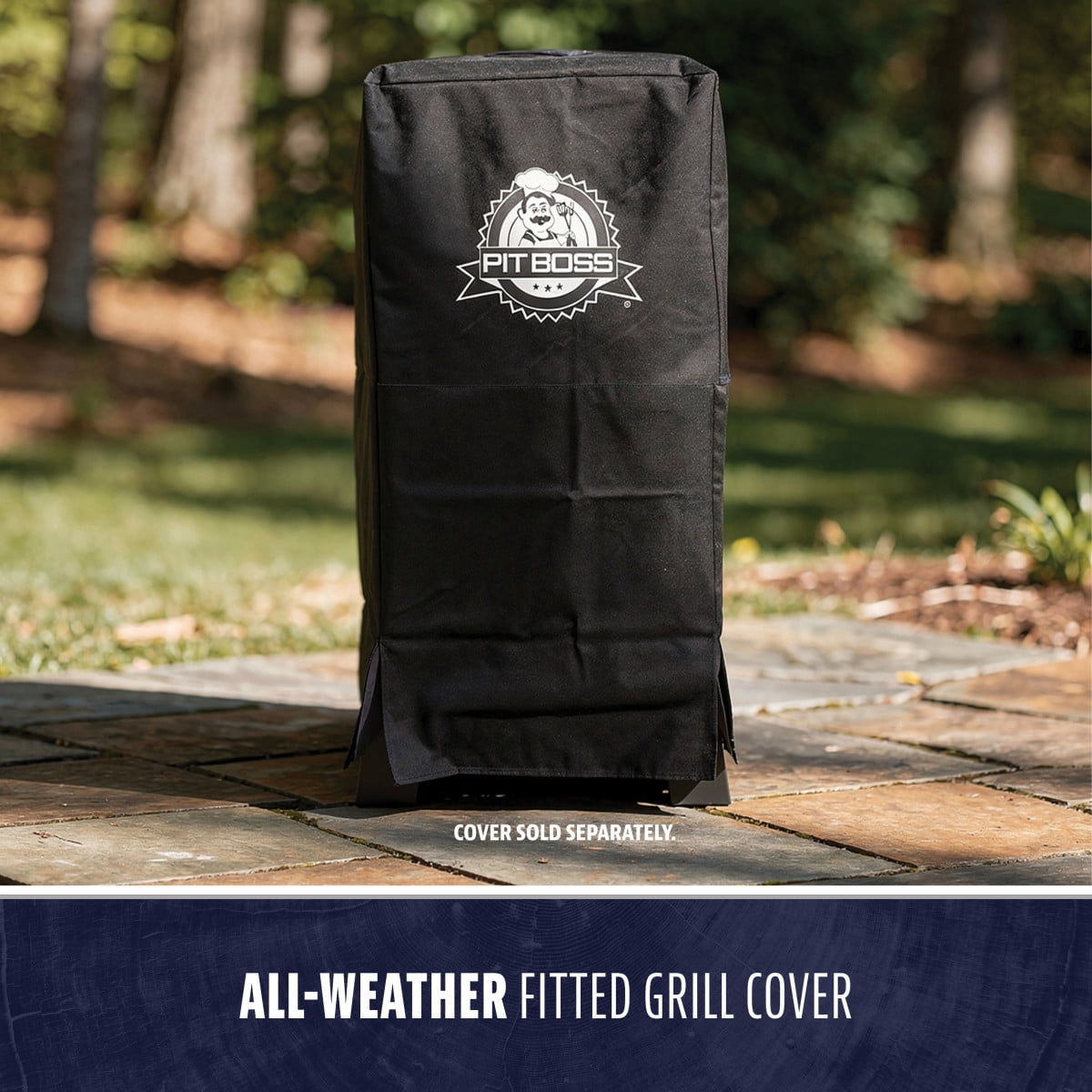 Pit Boss 30 in Gas Vertical Smoker with 983 sq in Cooking Surface (Black, 30 in) iym9h