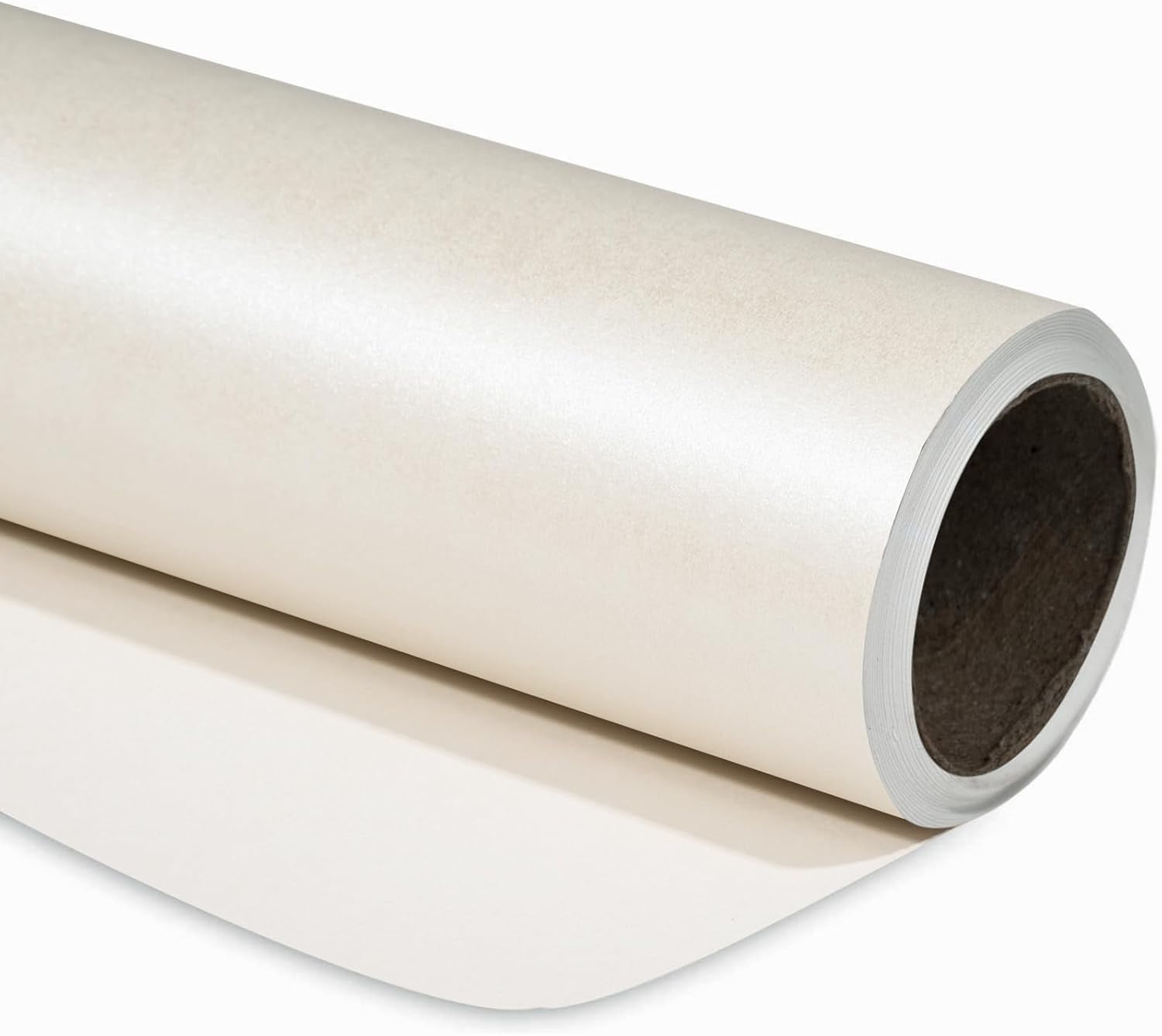 RICHTOP Matte Wrapping Paper, Pearly Lustre Finish for Gift Packaging and DIY Crafts (Off White, 17 in x 23 ft) r48ct
