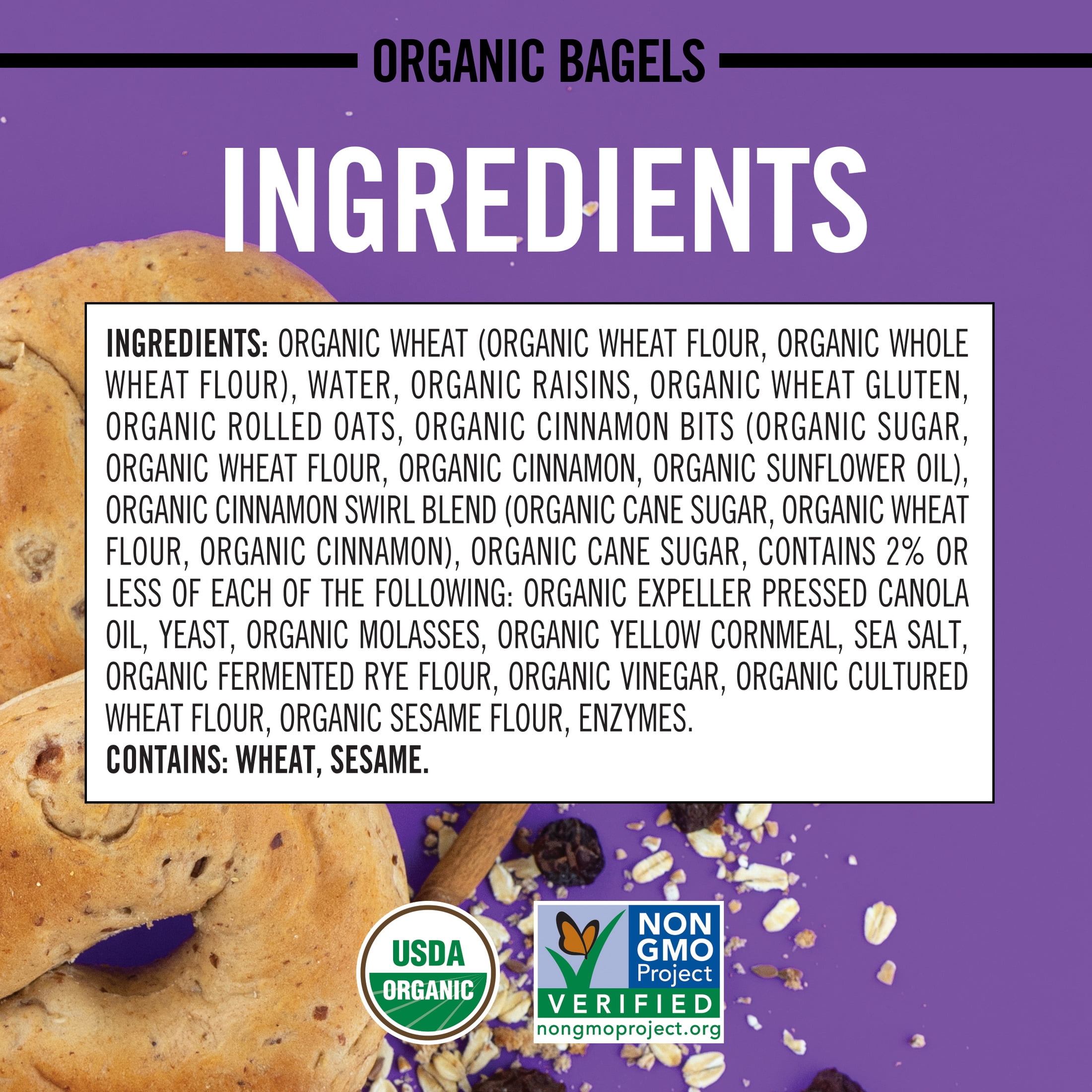 Dave's Killer Bread Cinnamon Raisin Remix Organic Bagels (5 Count) i1ih5