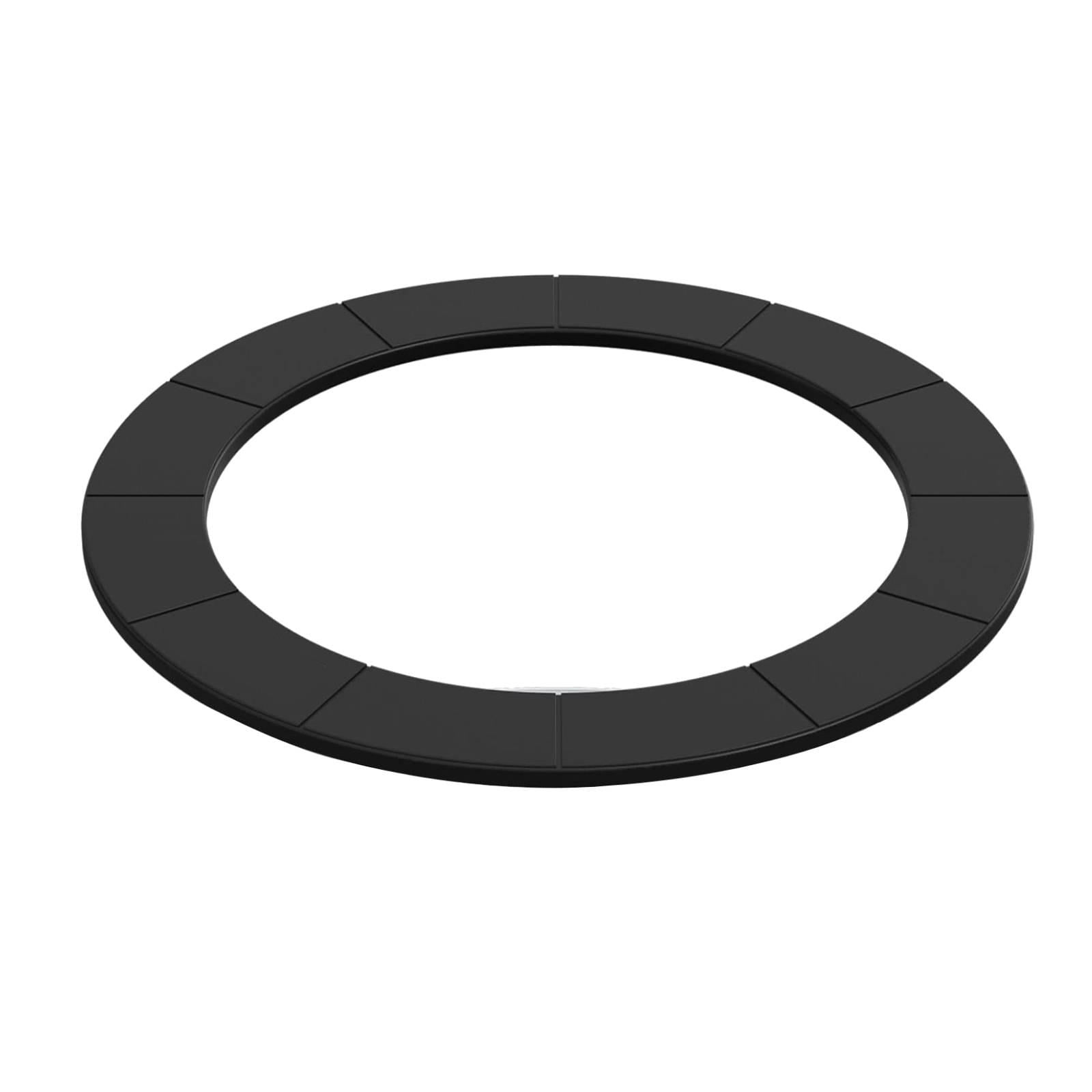 harayaa Trampoline Spring Cover Replacement Safety Pad Thick Foam Edge Protection (Black, 14 ft) mp6go