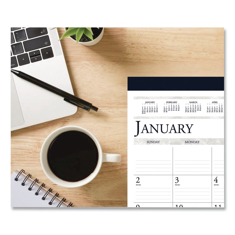 House of Doolittle 14-Month Academic Desk Pad Calendar, Recycled Paper, Professional Planning (White, 22 in. x 17 in.) r52dq