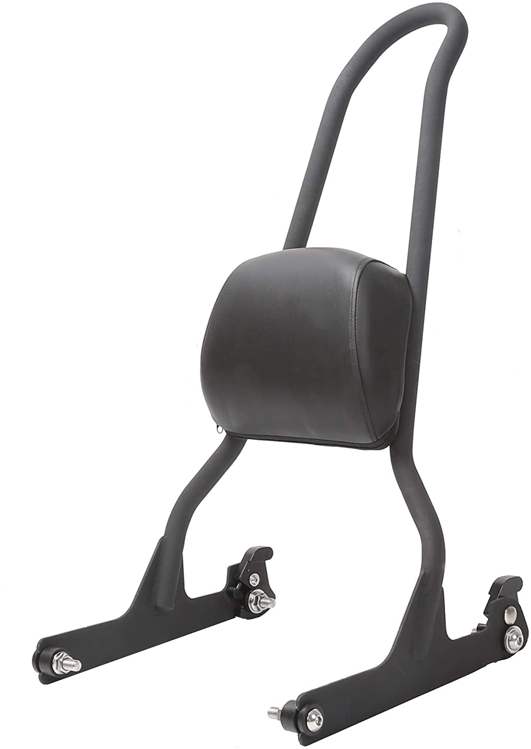 Kojem Detachable Passenger Backrest Sissy Bar for Harley Softail Fat Boy (Matte Black) s0s3p